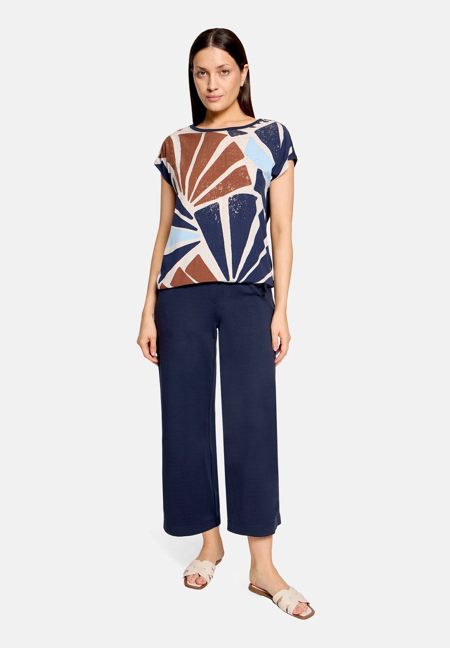 Betty&Co Kurzarmshirt Damen mit Print (1-tlg)