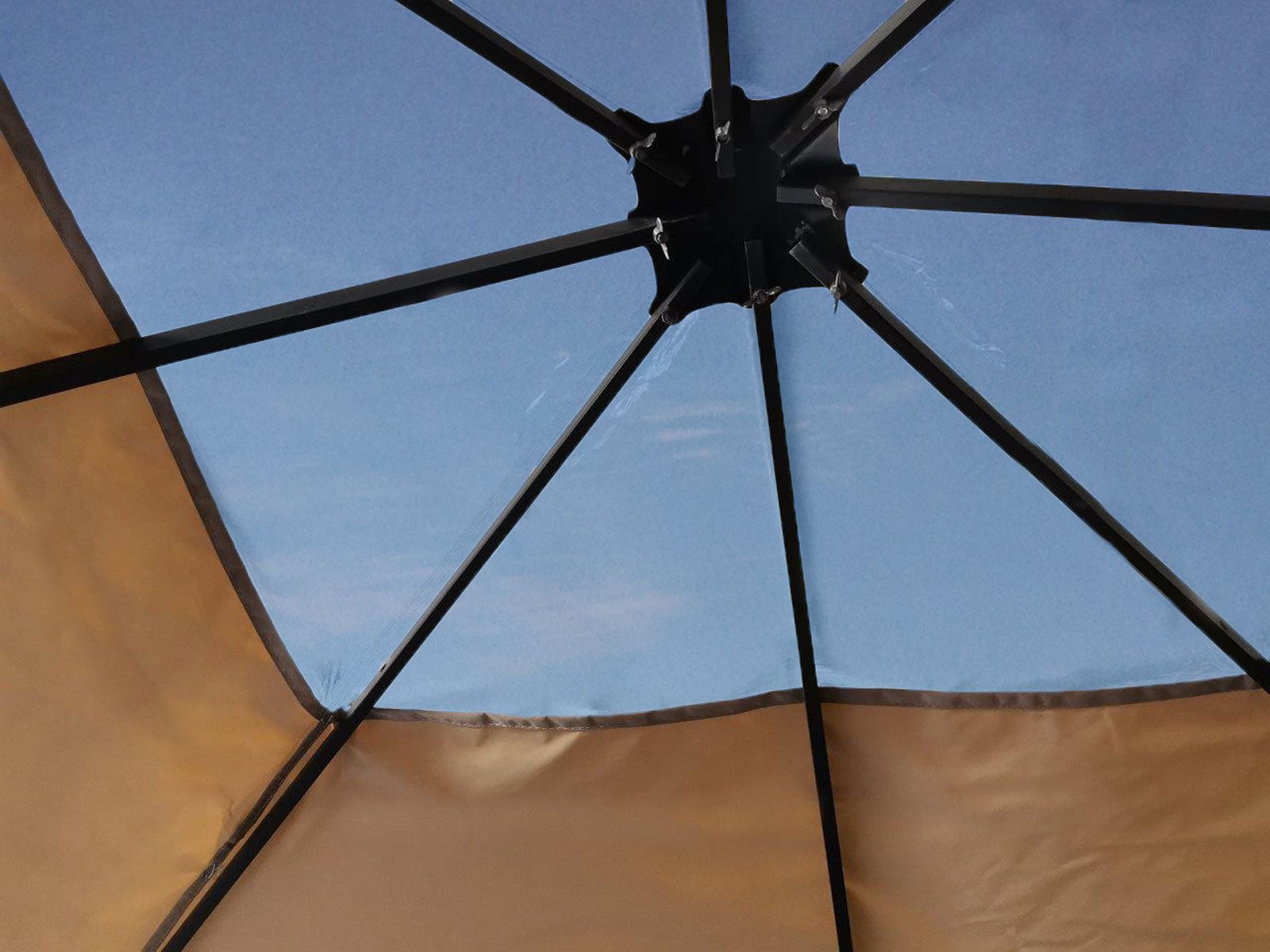Quick Star Pavillon-Ersatzdach Ersatzdach 3x3m Sand günstig online kaufen