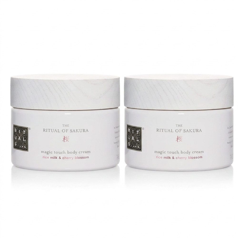 Rituals Körpercreme RITUALS The Ritual of Sakura Körpercreme 2er Set, Praktisches 2er Set für den Vorrat