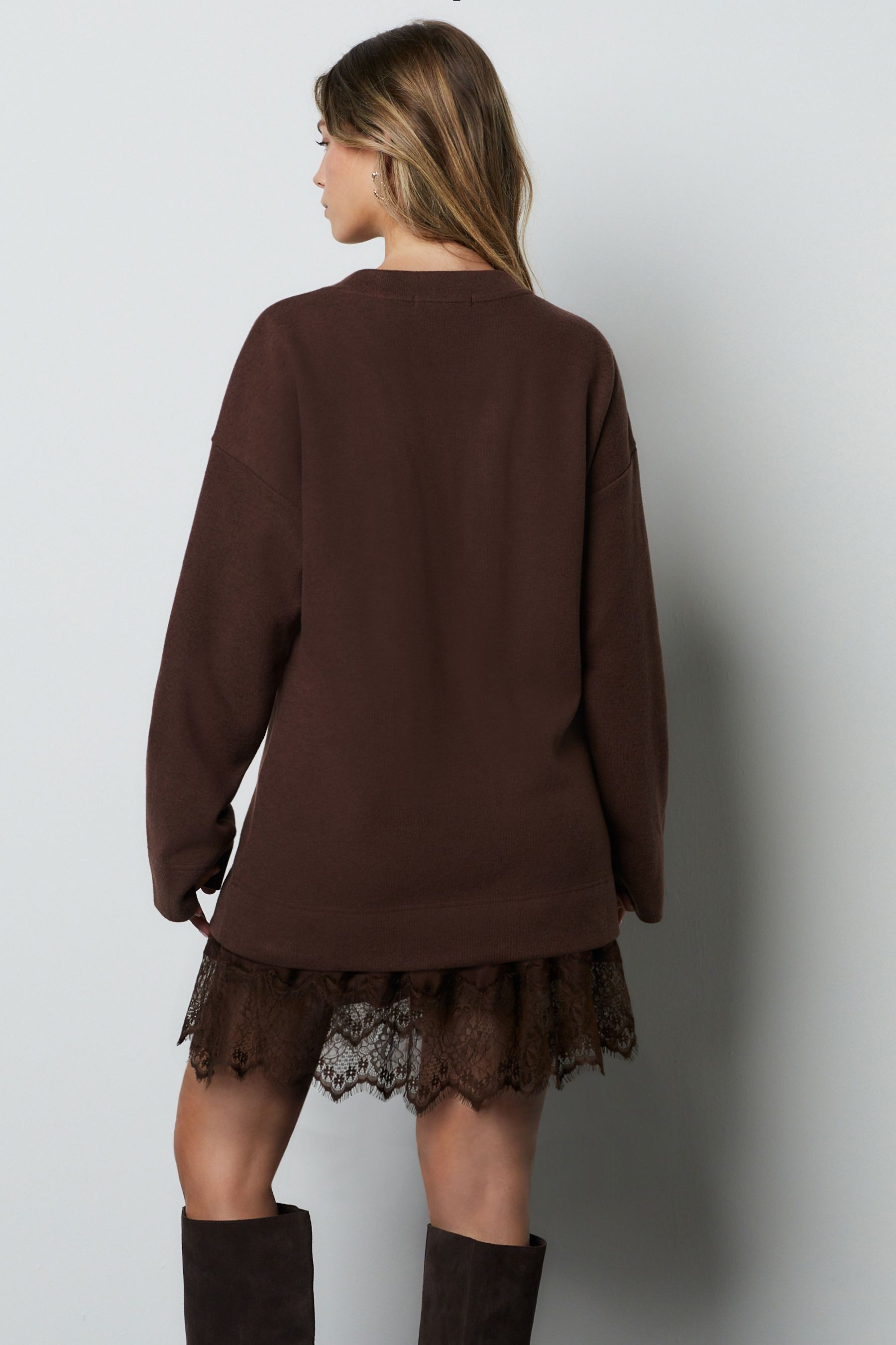 Next 2-in-1-Kleid 2-in-1 Pullover-Spitzerock mit weichem Griff (1-tlg) günstig online kaufen