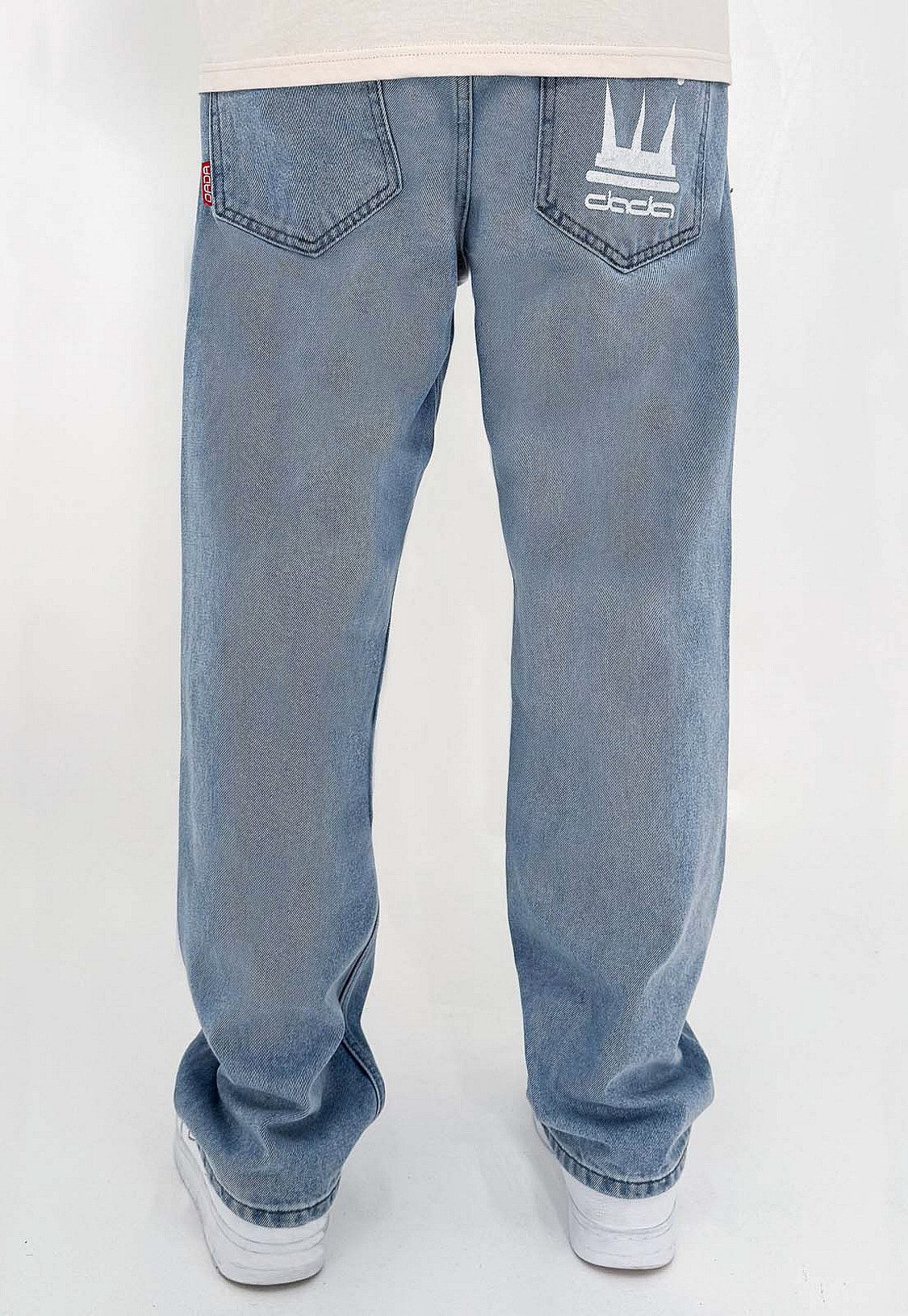 DADA Supreme Regular-fit-Jeans Bequem mit Logodruck Denim Minimal Baggy Pan günstig online kaufen