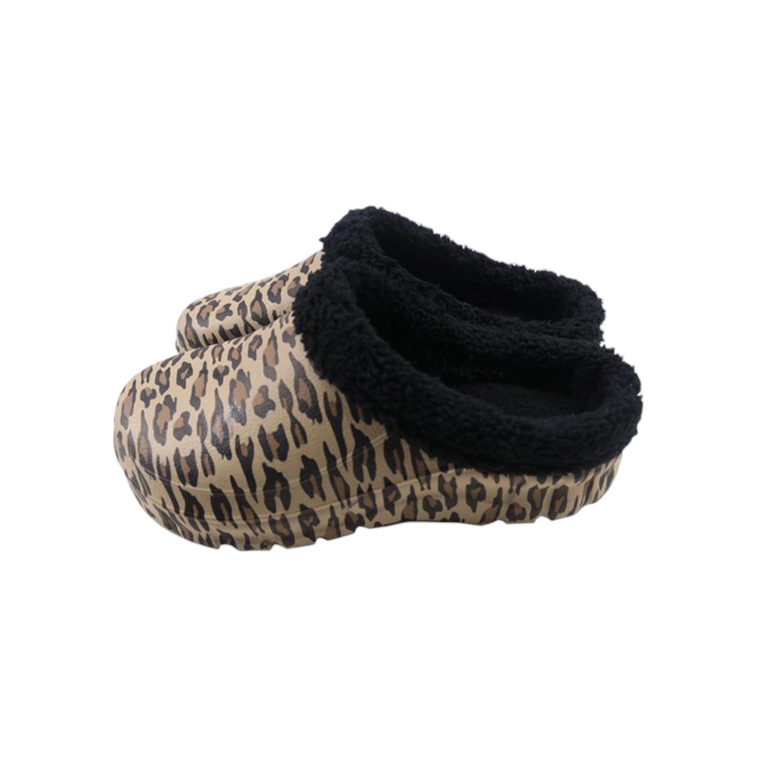 VewoTex Damen Clogs Leo mit Teddy Kunstfell » günstige Damenschuhe Clog (Pa günstig online kaufen