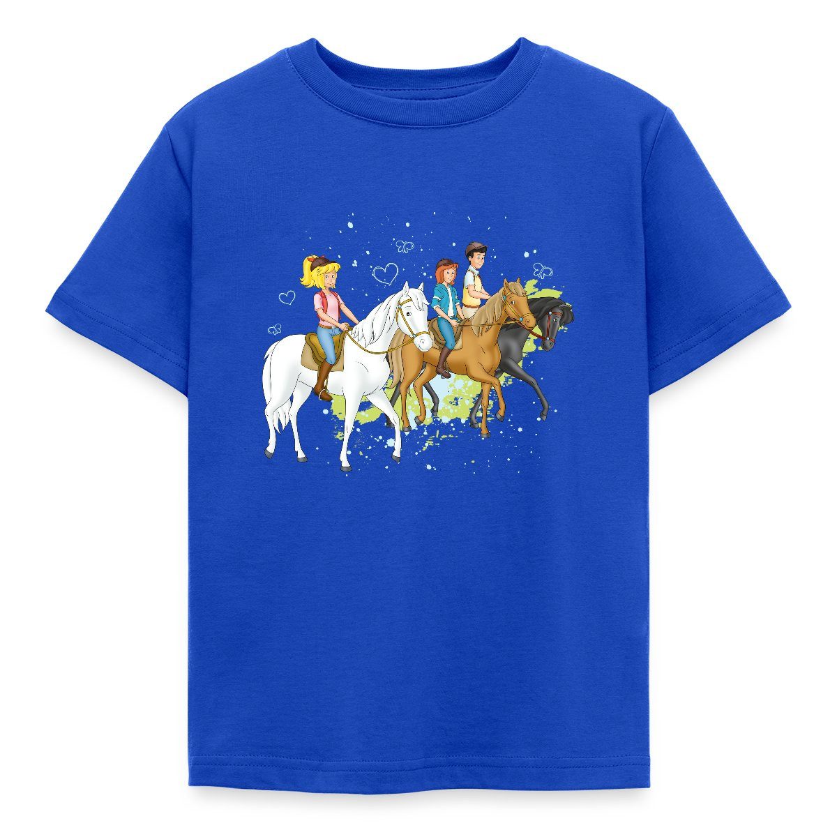 T-Shirt Bibi Und Tina Ausritt Mit Alexander Falkenstein Kinder T-Shirt