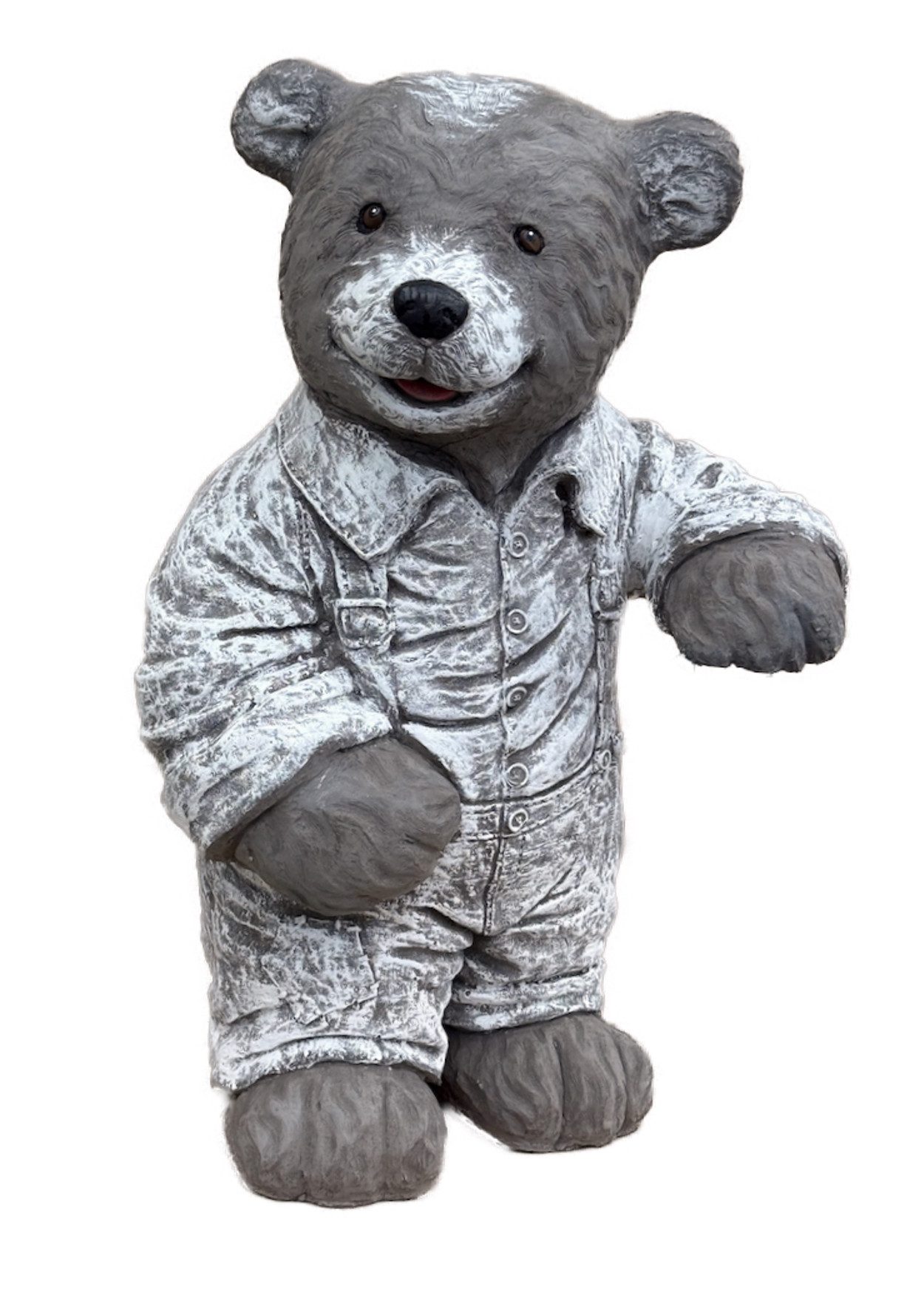 Stone and Style Gartenfigur Frostfeste Steinfigur Teddy Leopold XL