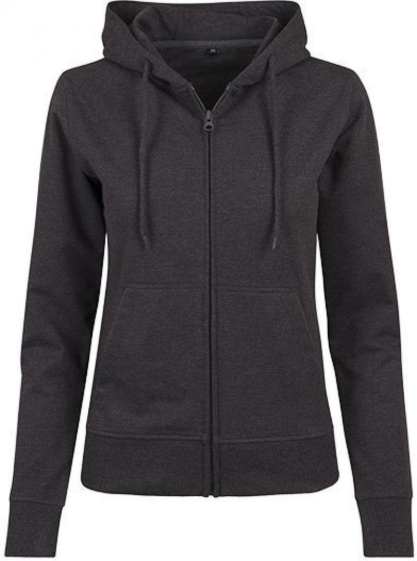 Build Your Brand Sweatjacke Damen Terry Zip Hoody