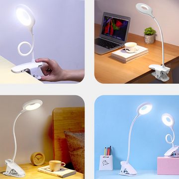 GelldG LED Bogenlampe LED -Leselampe, für Buch, USB -wiederaufladbare Leselampe