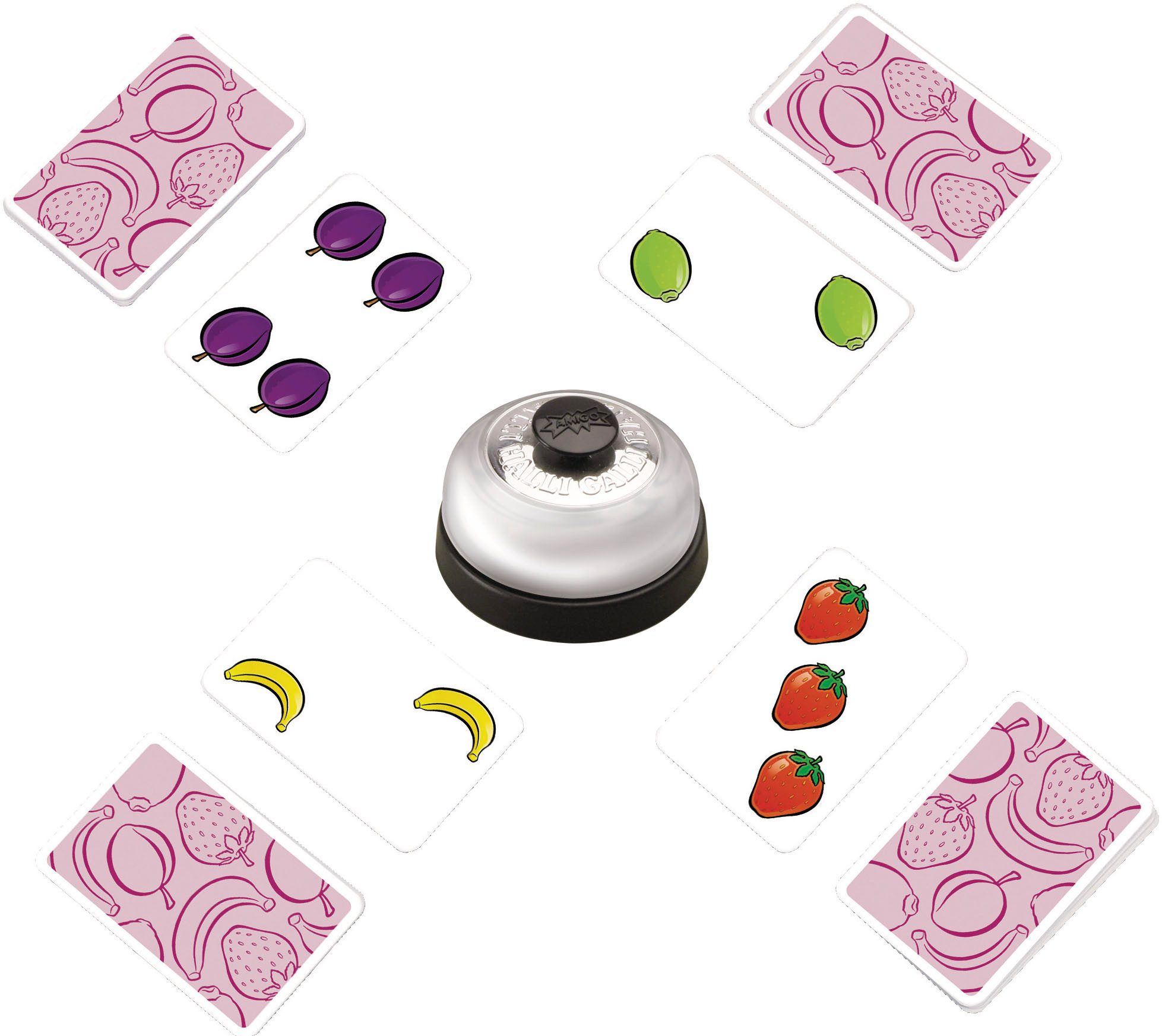 AMIGO Spiel Halli Galli Auf die Glocke fertig los, Kinderspiel