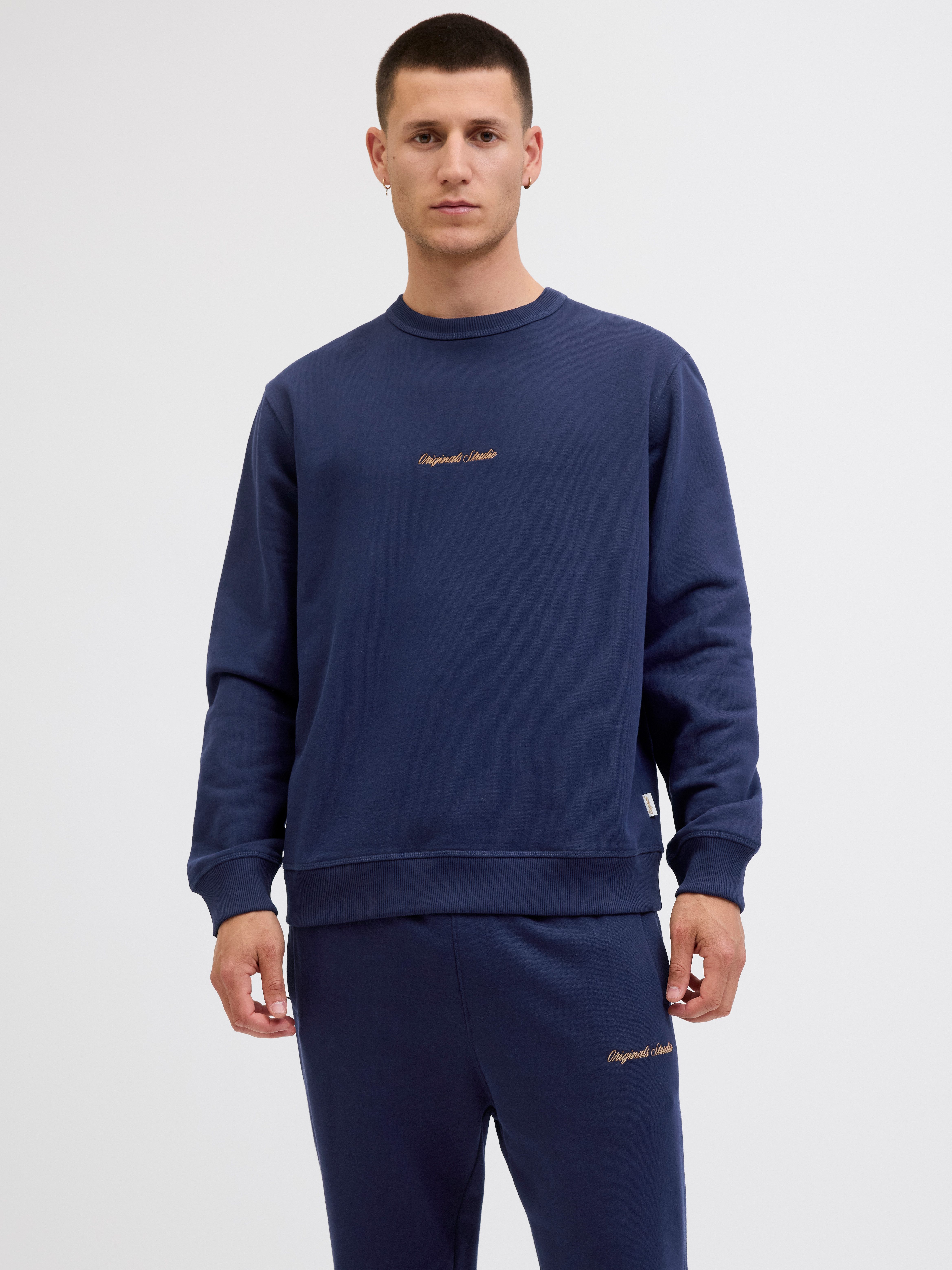 Jack & Jones Sweatshirt JORNORREBRO EMB SWEAT CREW NOOS mit Logo Print günstig online kaufen