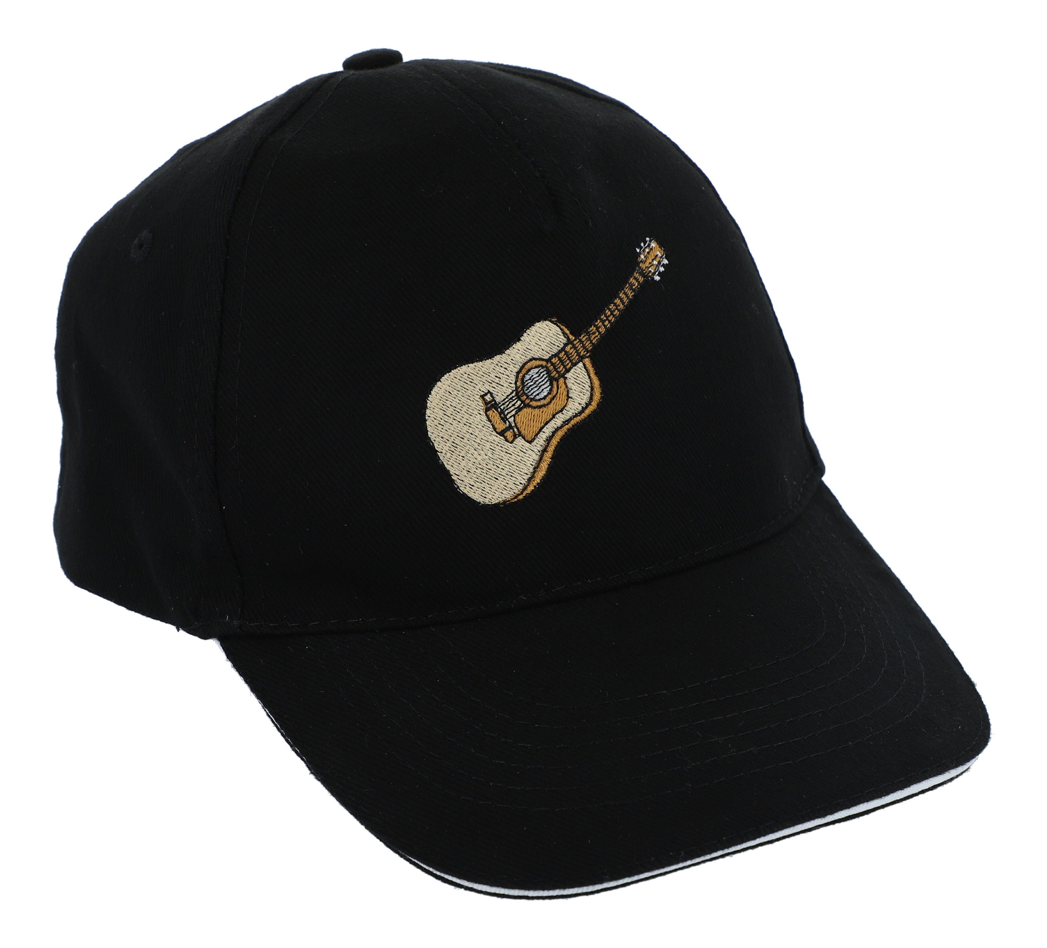 gestickt Gitarre Cap Musikboutique Musik, Baseball