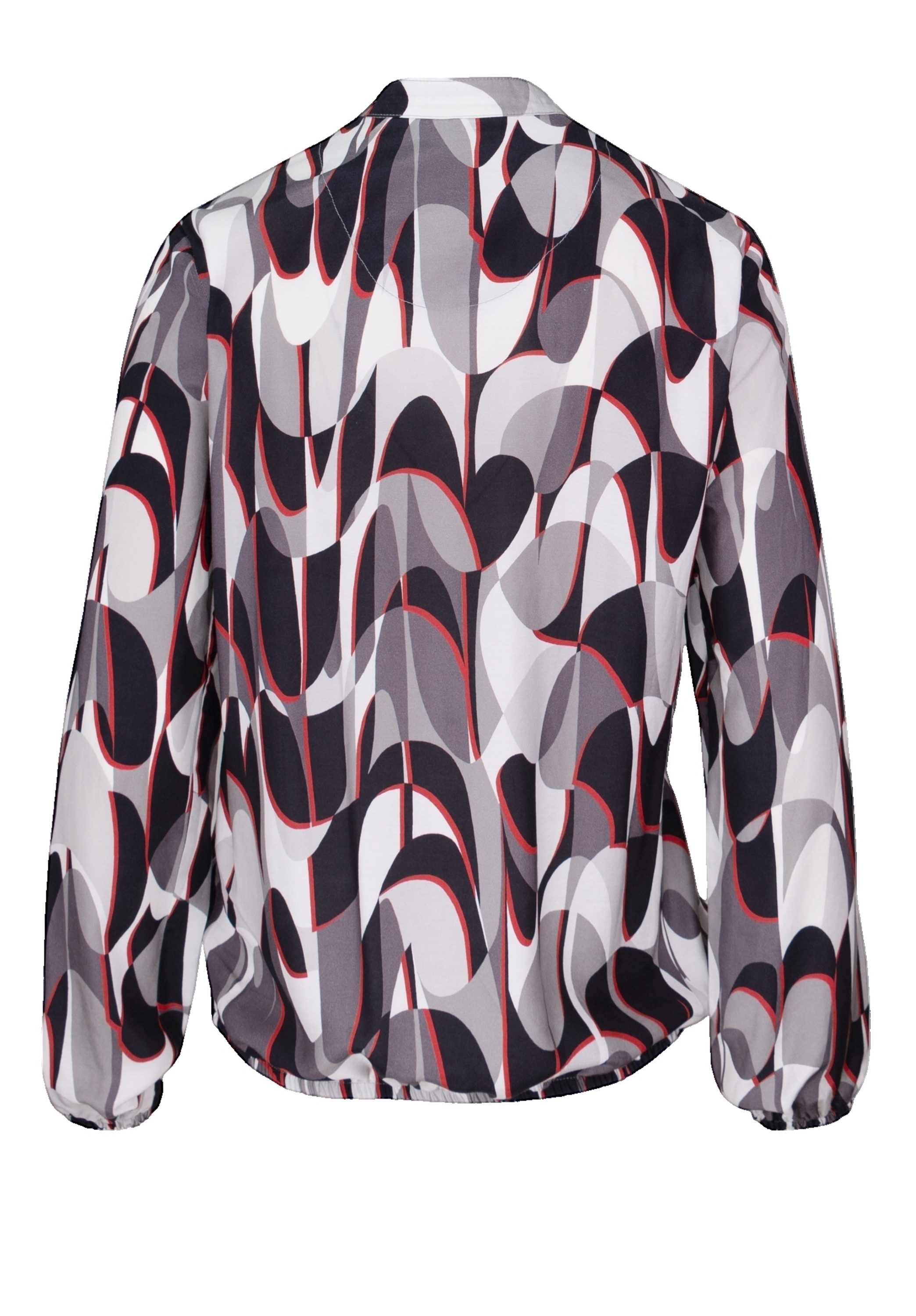 bianca Druckbluse ADINA in graphischen Allover-Print und Gummizug am Saum günstig online kaufen