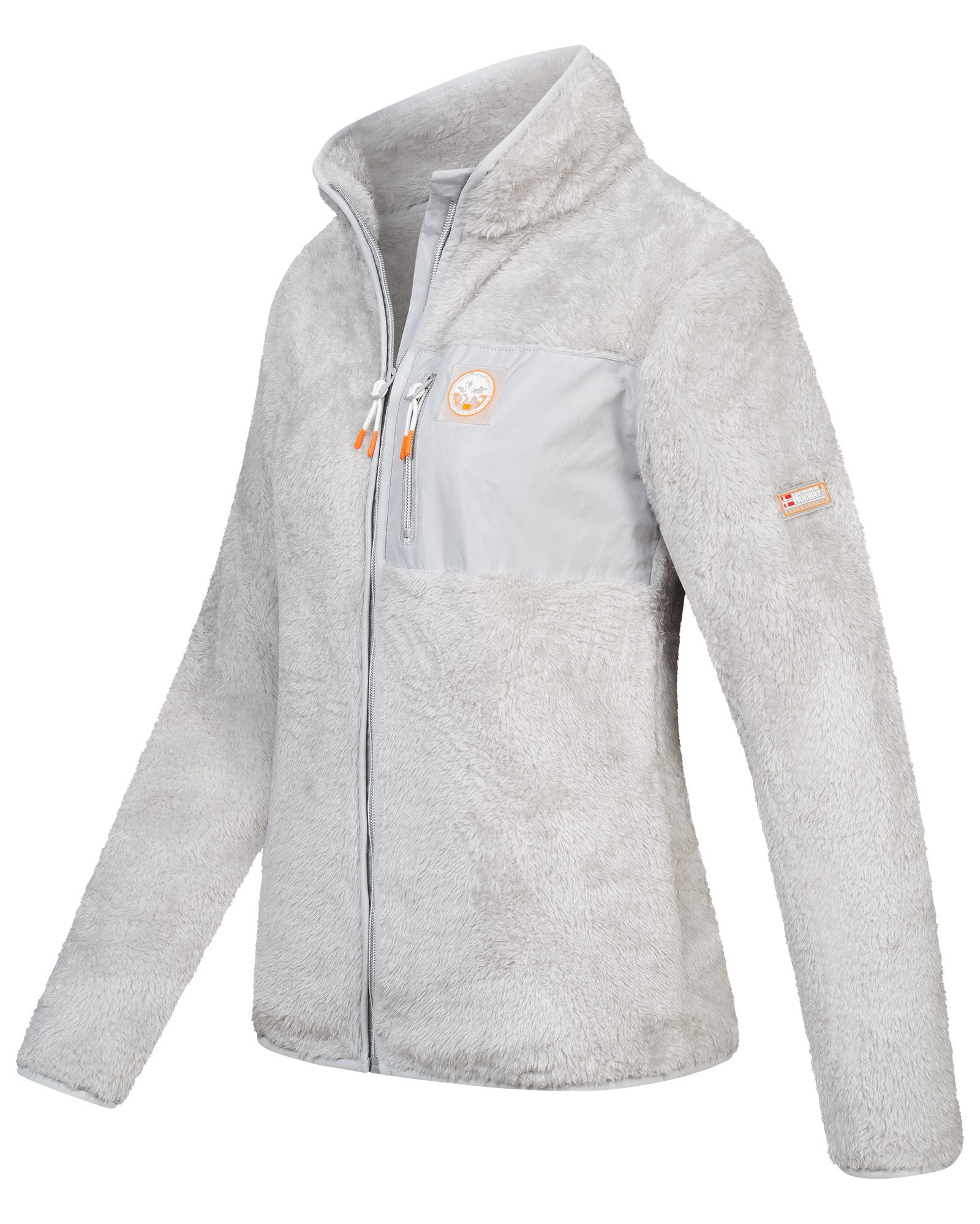 Geographical Norway Fleecejacke Damen Teddy Fleece Jacke Herbst Winter Jack günstig online kaufen