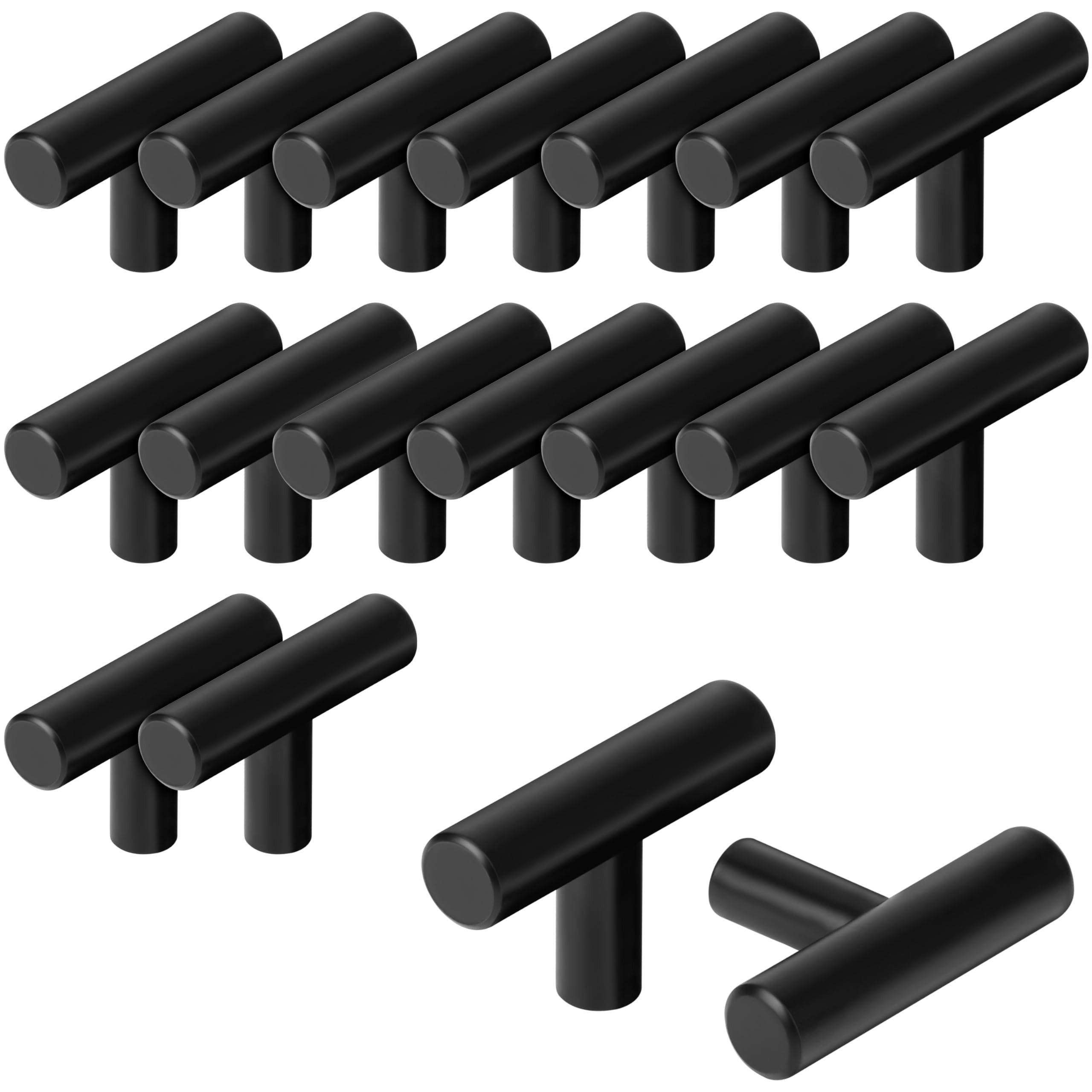 Haltegriff Belle Vous 20er Pack Griffe für Küchenschränke - 50 mm T-Griffe -
