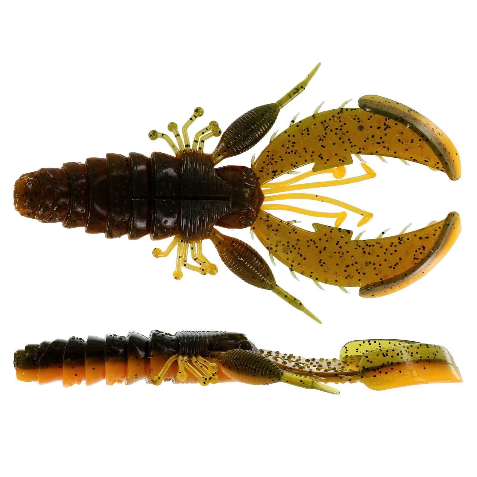 Westin Fishing Kunstköder, Crecraw Craw Gummikrabbe 5 Stück Creaturebait 8,5cm UV