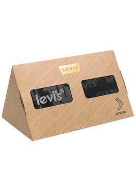 Levi's® Socken (Packung, 4-Paar) Gemustert, Logostickerei allover, meliert