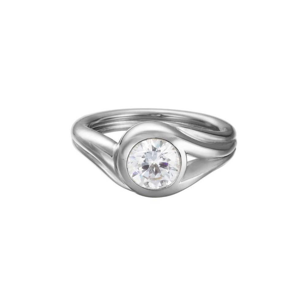 Esprit Fingerring Ring Damen 925er Sterling-Silber Gr. 54 (17,2mm) ESRG92036A170