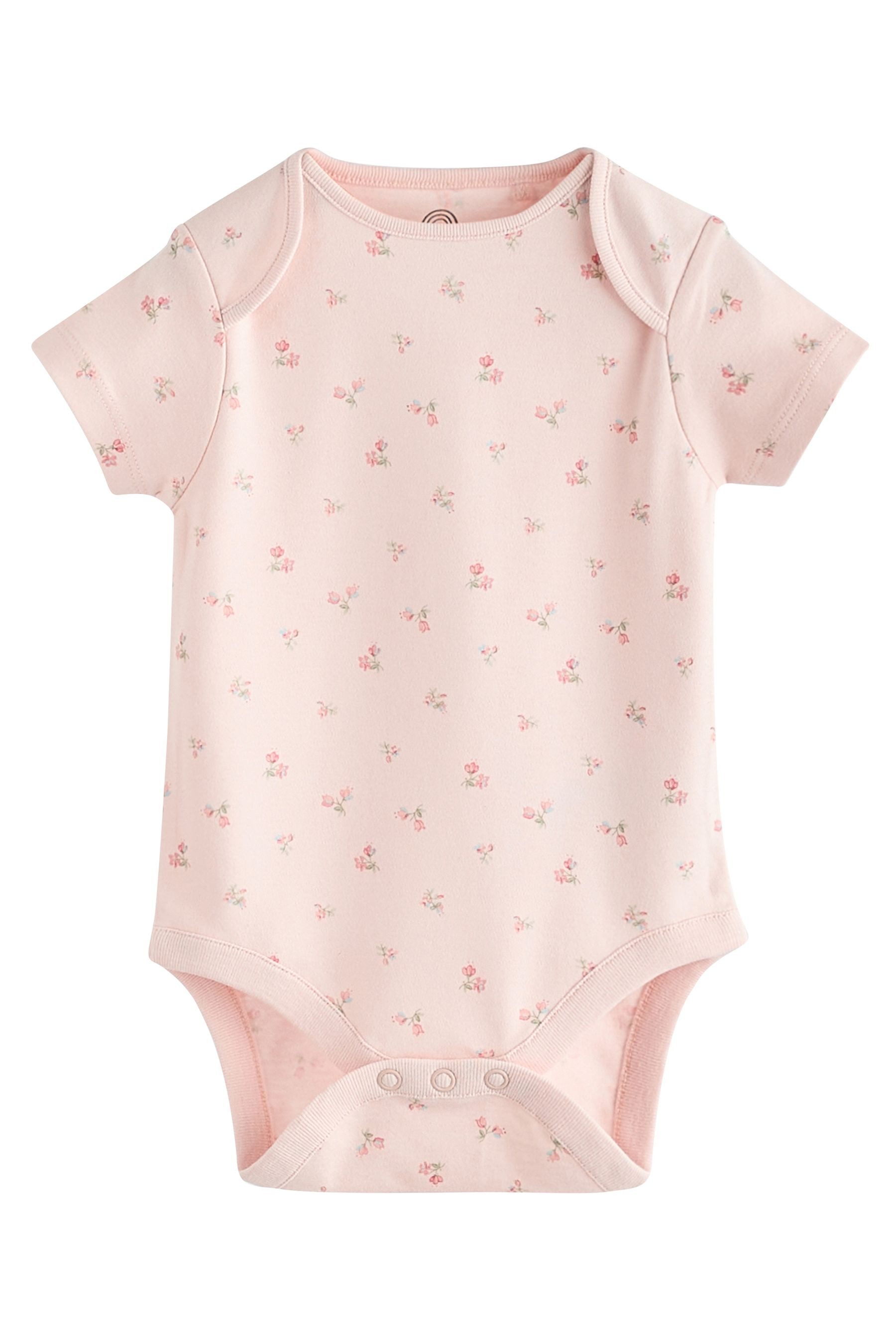 Next Kurzarmbody Kurzärmelige Strampler, 7er-Pack – 5er-Pack (5-tlg)