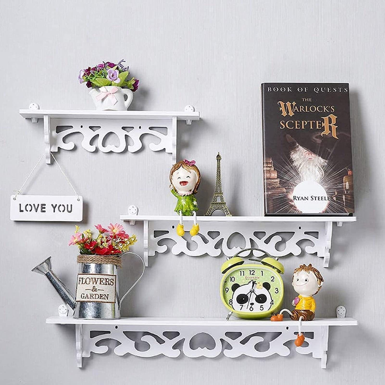 Youyijia Einlegeboden 3 Stück Wandregal Hängeregal Regalset 35 46 60cm Wand günstig online kaufen