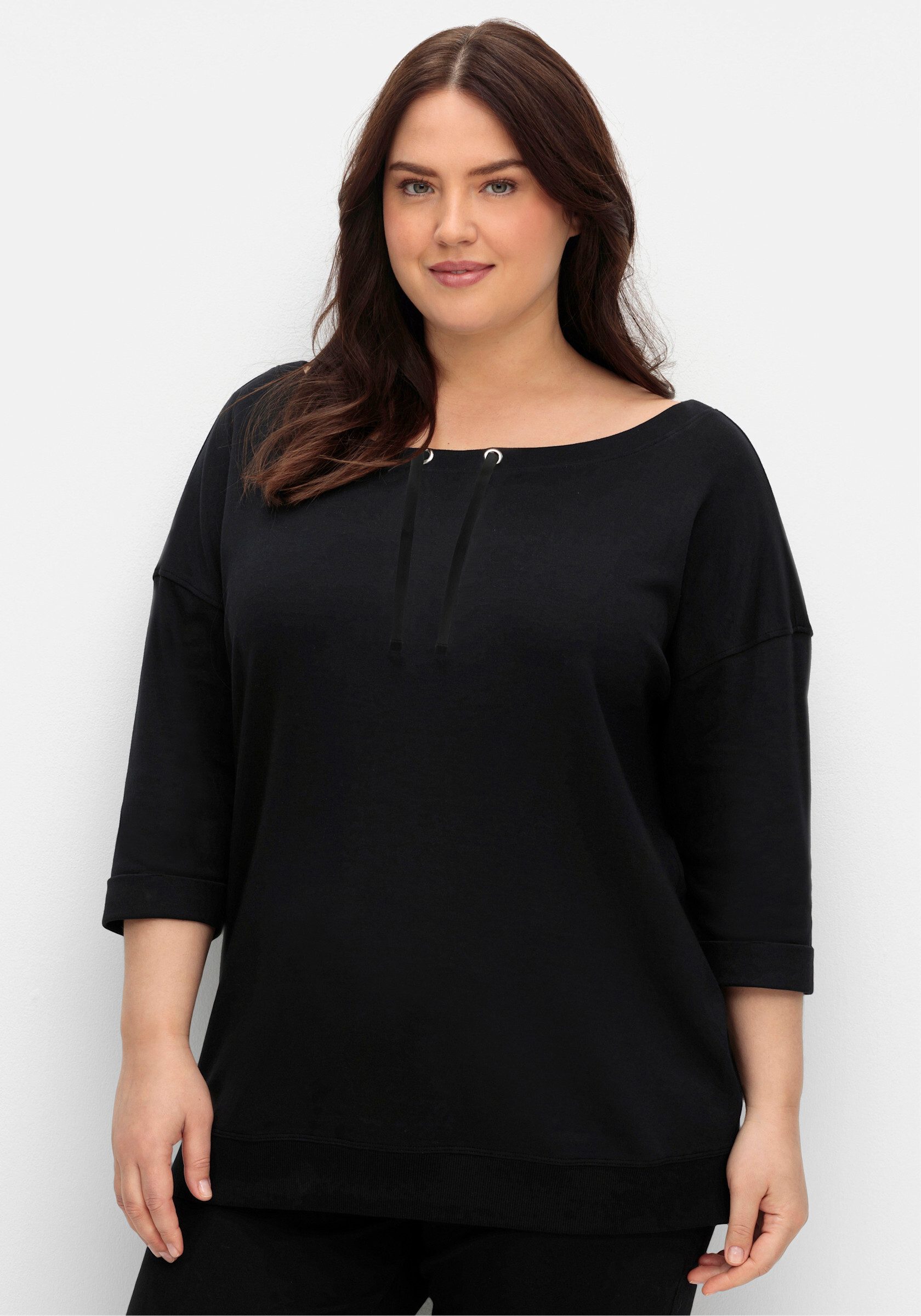 Sheego Sweater Oversize-Shirt günstig online kaufen