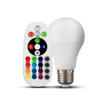 etc-shop LED Außen-Stehlampe, Leuchtmittel inklusive, Warmweiß, Farbwechsel, Außen Sockel Steh Lampe Fernbedienung Stand Grundstück Balkon