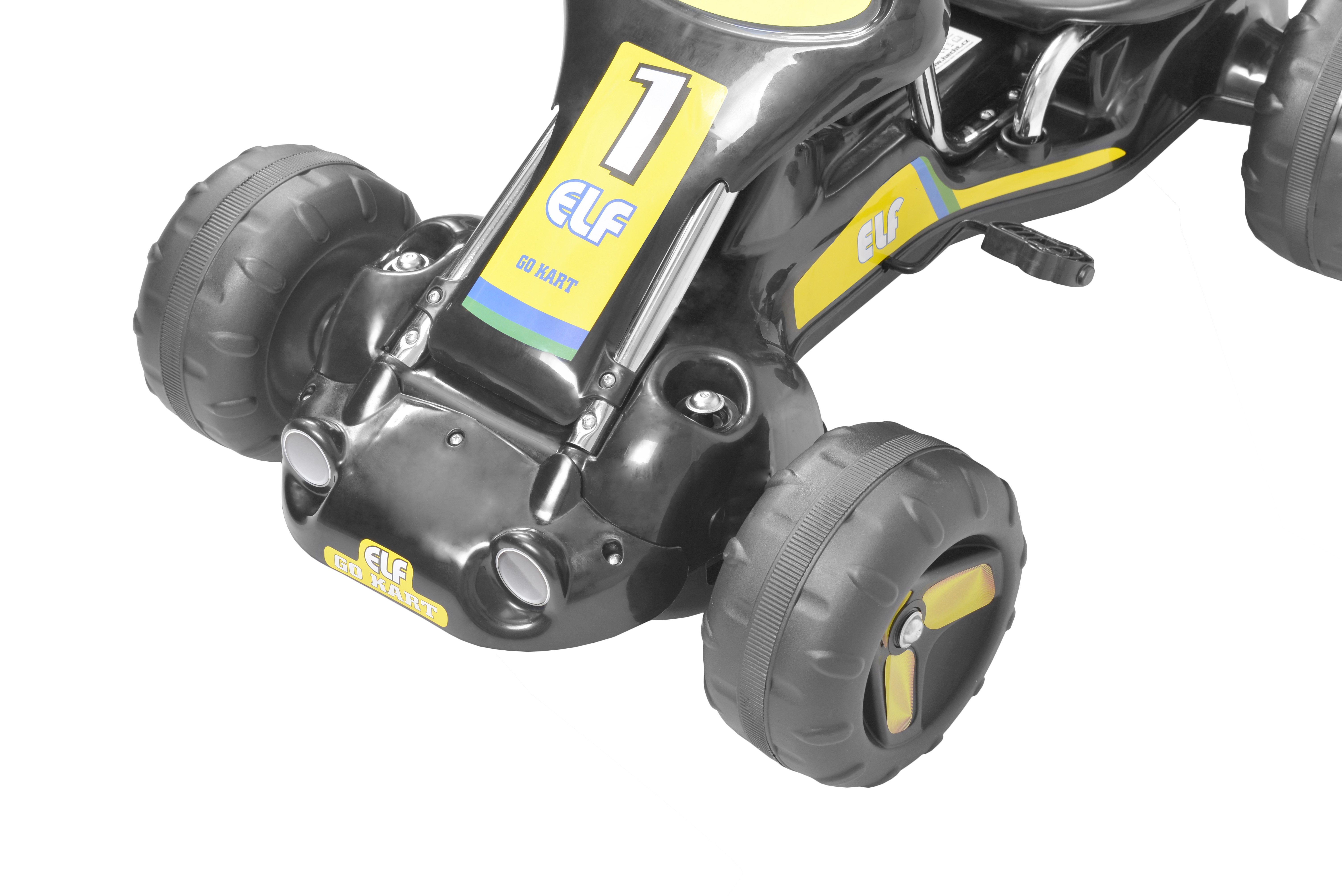 Hecht Go-Kart mit Rücktrittbremse, 30kg Belastbarkeit, Geschlossener Kettenkasten, einfache Montage