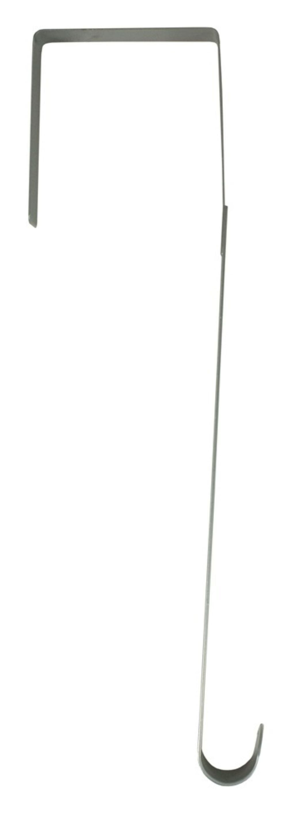 RIFFELMACHER & WEINBERGER Dekoobjekt Außentür Türhaken für Kränze 26cm - 2 Stück Silber