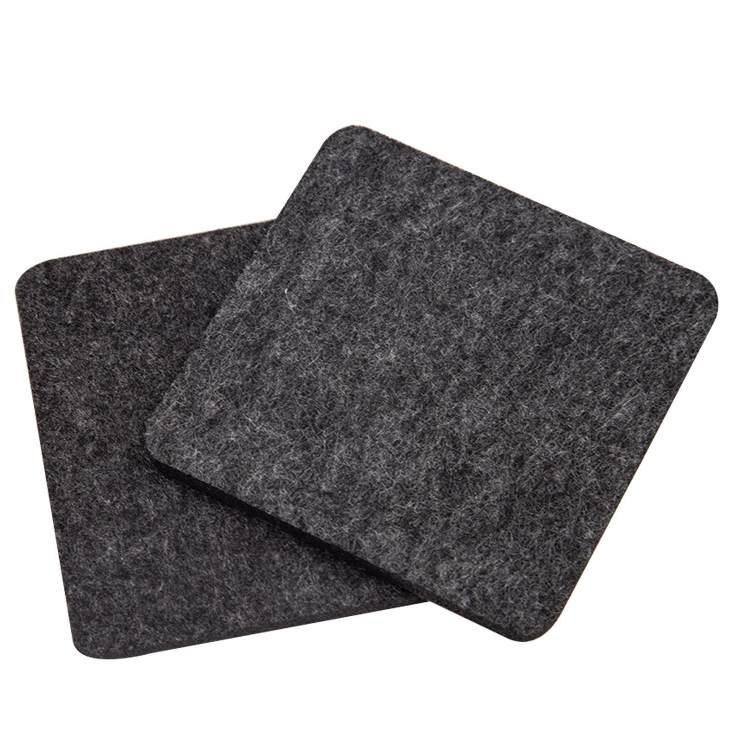 wortek Tischläufer Filz Tischset + Untersetzer Katze (Set 4 + 8-tlg), waschbar