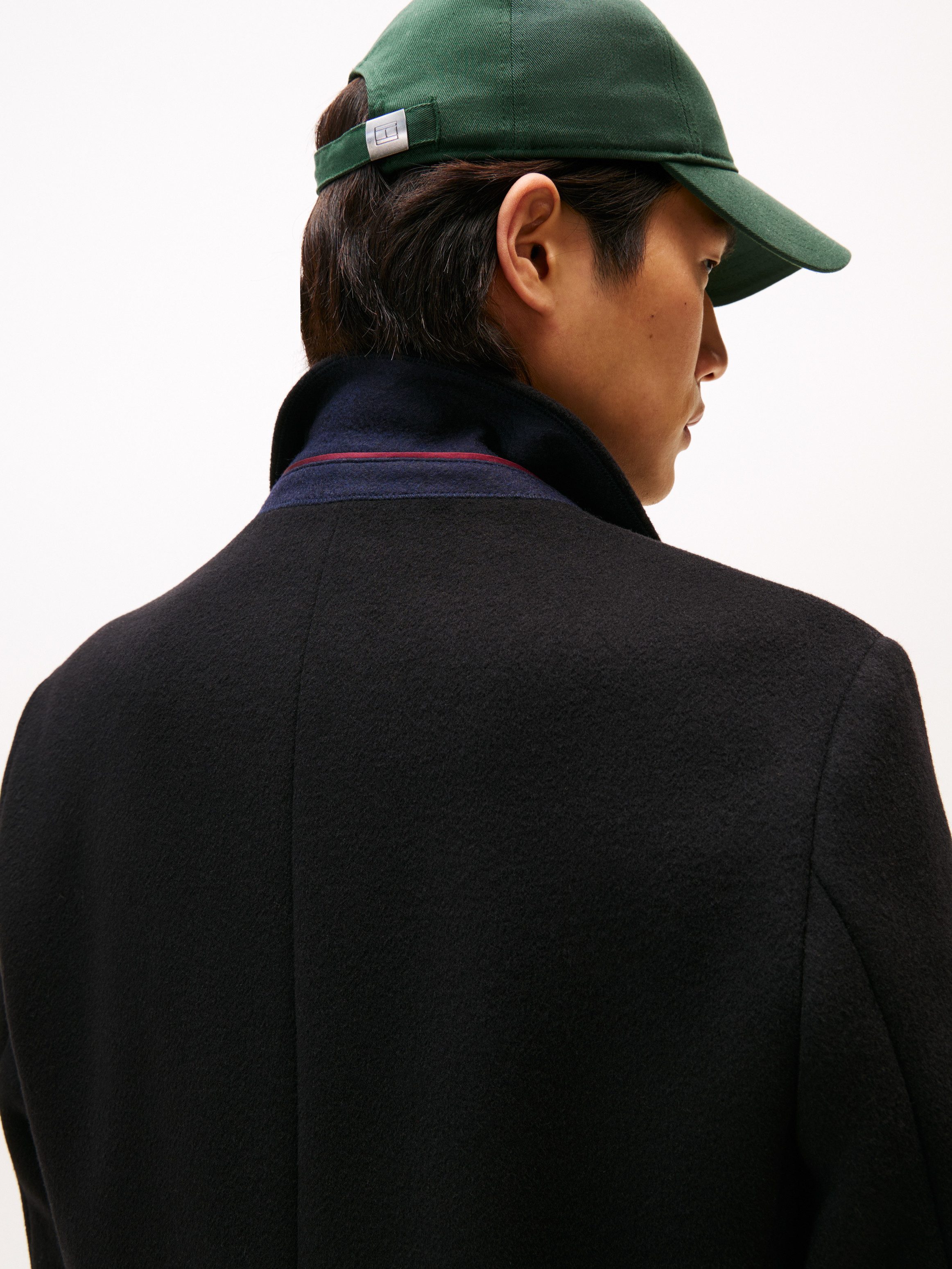 Tommy Hilfiger Wollmantel WOOL MIX COAT Reverskragen, regular fit