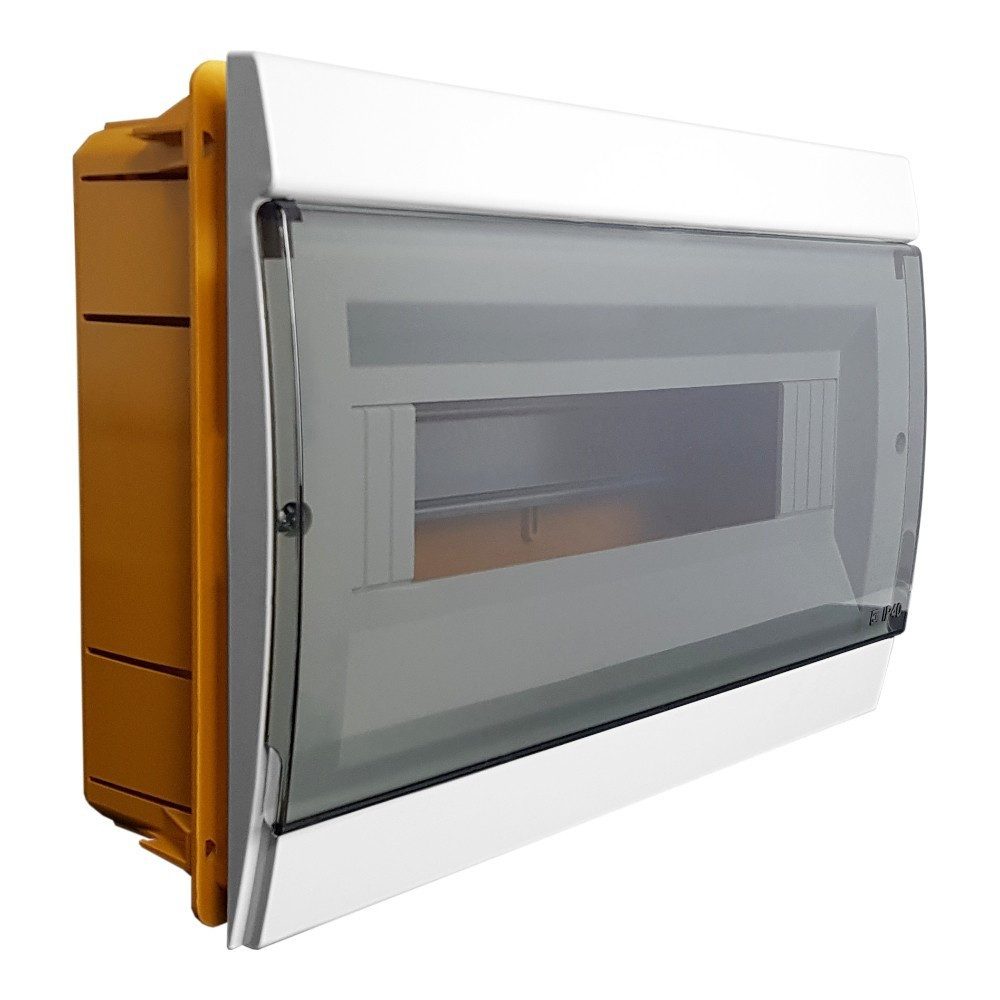 Marlanvill Verteilerbox Unterputz Verteilerkasten IP40 10/14 Module weiß 970.12.B M-L 1008