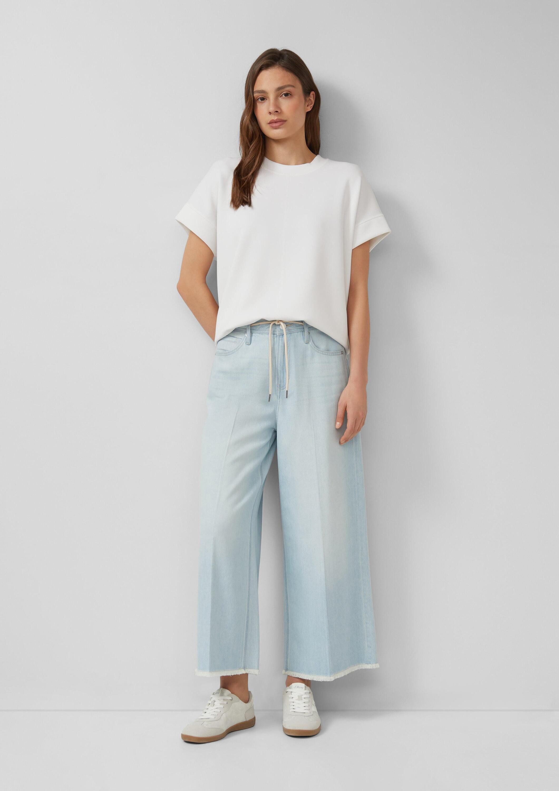 s.Oliver Weite Jeans Jeans-Hose SURI Culotte Suri / High Rise / Wide Fit