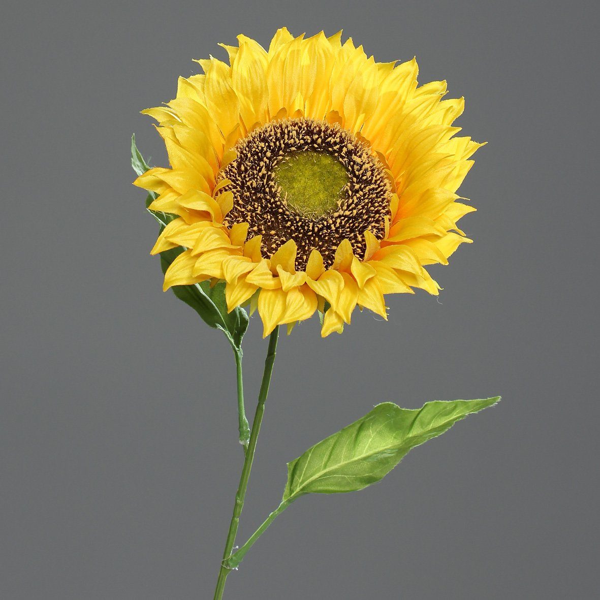 Kunstblume Wunderschöne Sonnenblume Kunstblume L67 DPI naturgetreu, cm