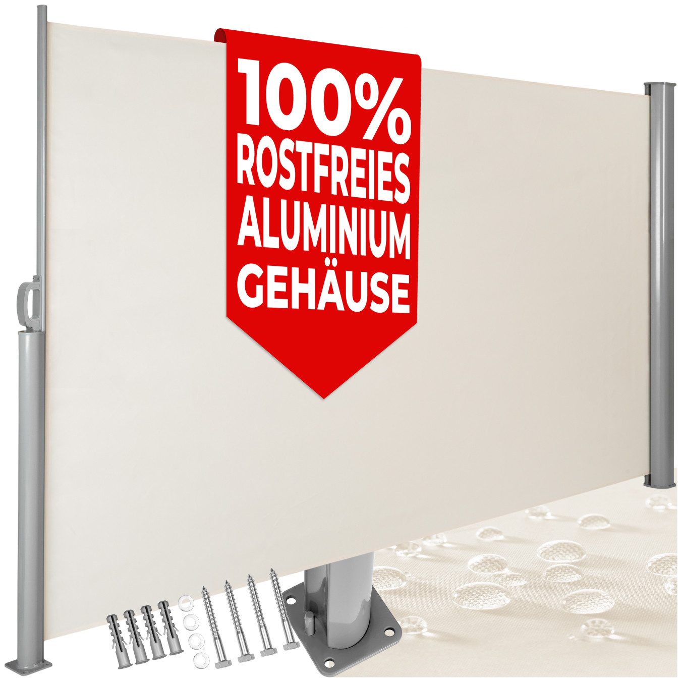 tectake Seitenarmmarkise Seitenmarkise aus Aluminium günstig online kaufen
