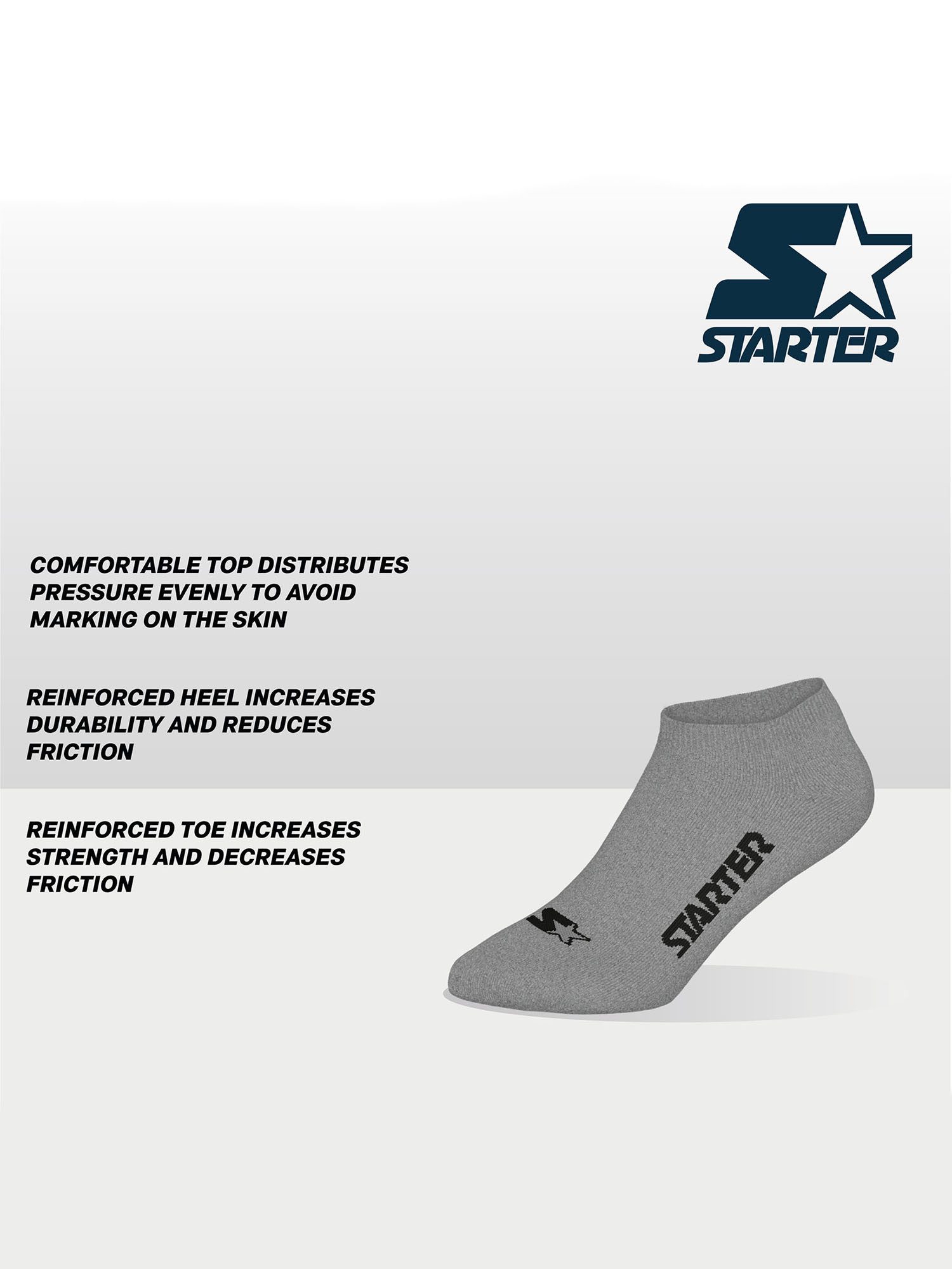 Starter Basicsocken Sneaker (12-Paar) Socken, Baumwollsocken, Alltagsocken