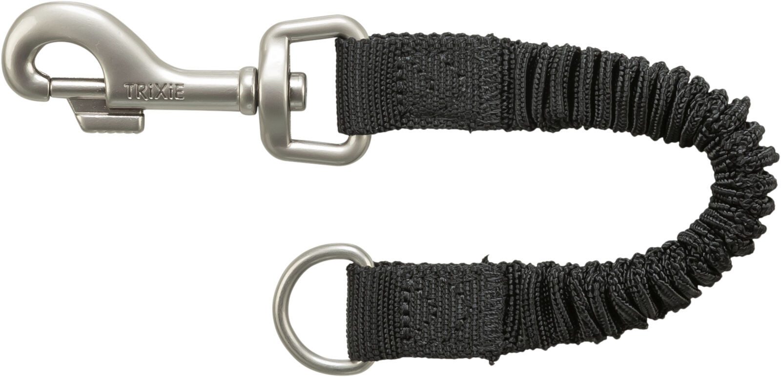 TRIXIE Hundeleine Ruckdämpfer - schwarz - 21 cm/15 mm