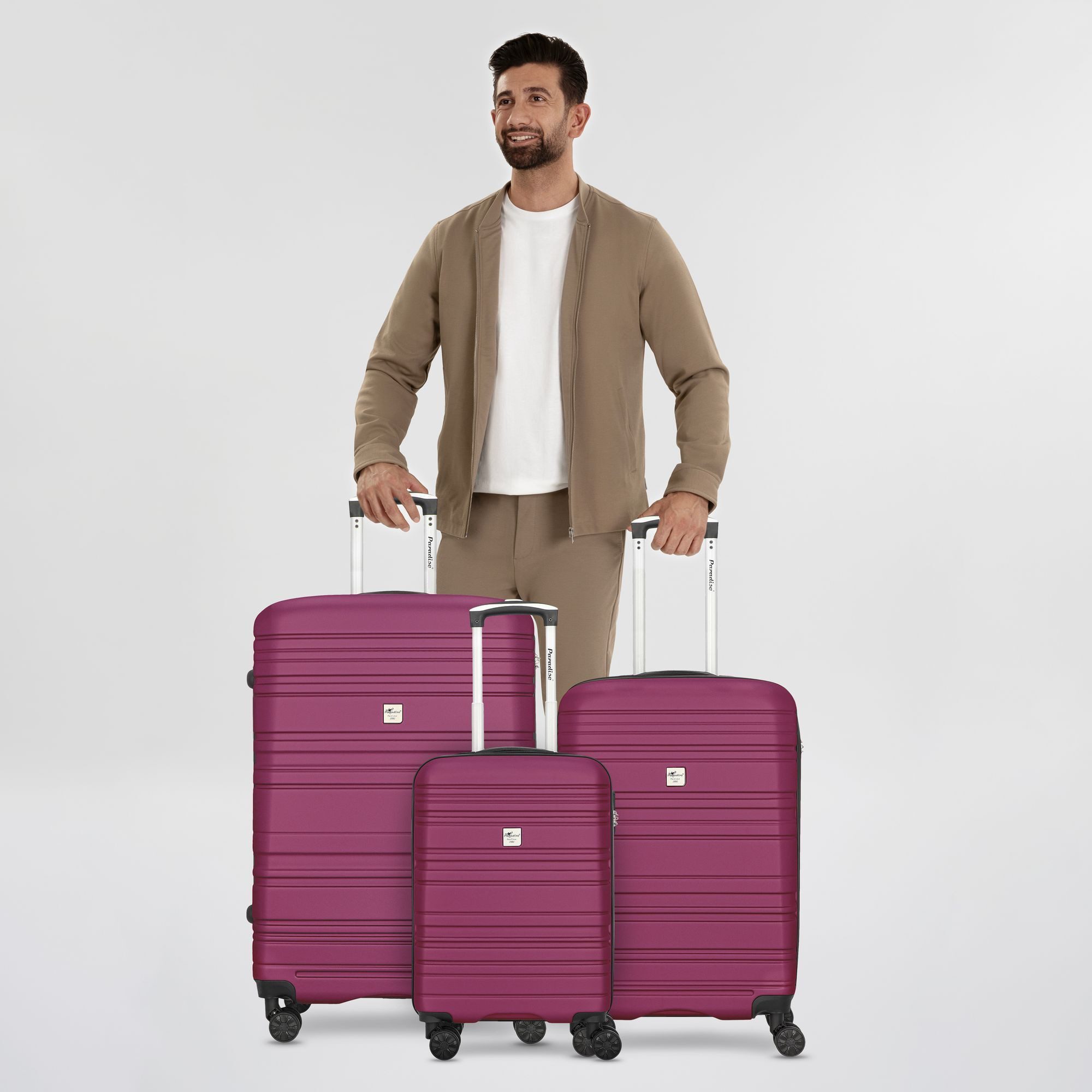 CHECK.IN® Trolleyset Paradise, 4 Rollen, (3-teilig, günstig online kaufen