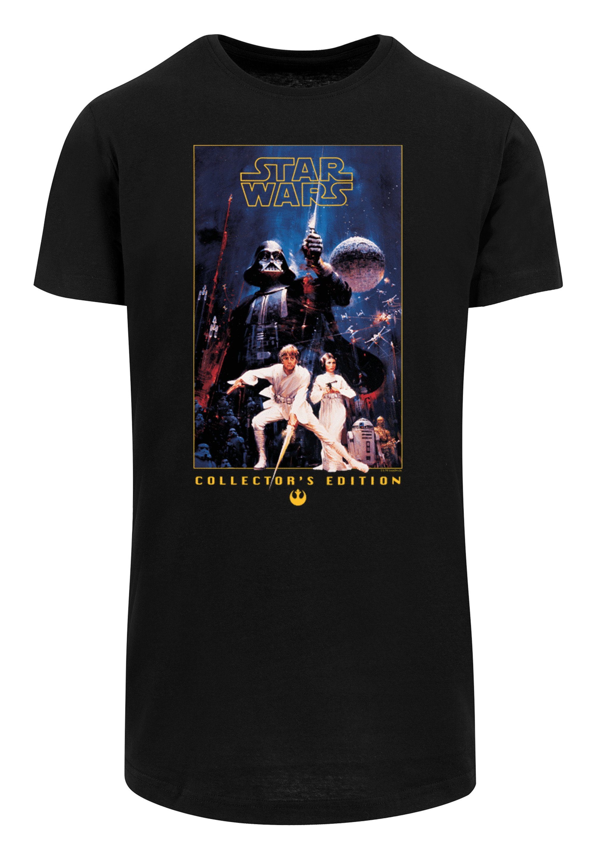 Kurzarmshirt Tee F4NT4STIC (1-tlg) Edition Star Shaped Wars Long with -BLK Herren Collector's