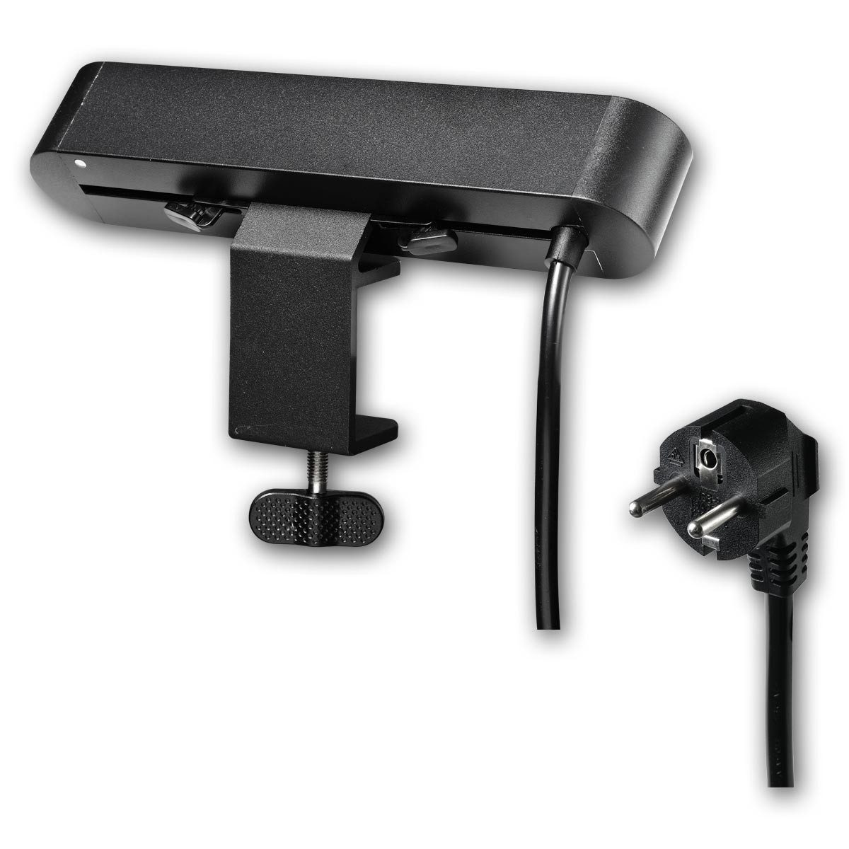 McPower 3er Tischsteckdose SK-03 mit Tischklemme & 2xUSB-C Steckdosenleiste
