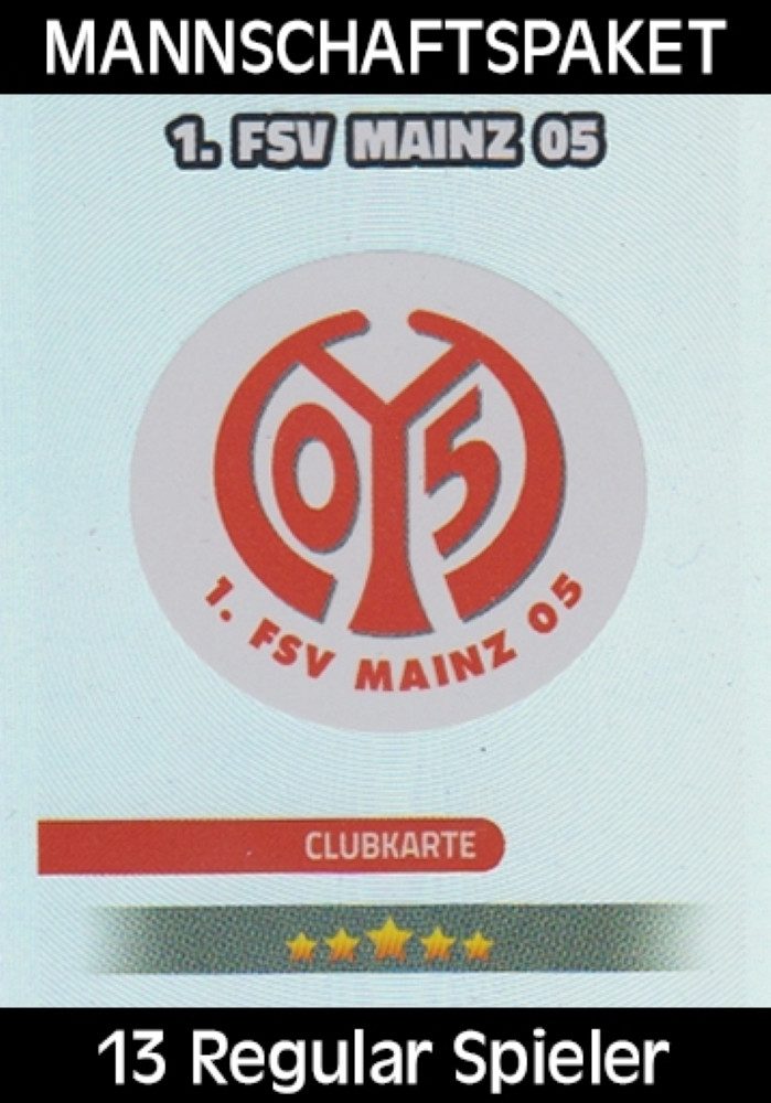 Topps Sammelkarte Mannschafts-Paket - 1. FSV Mainz 05 - Saison 2016/17