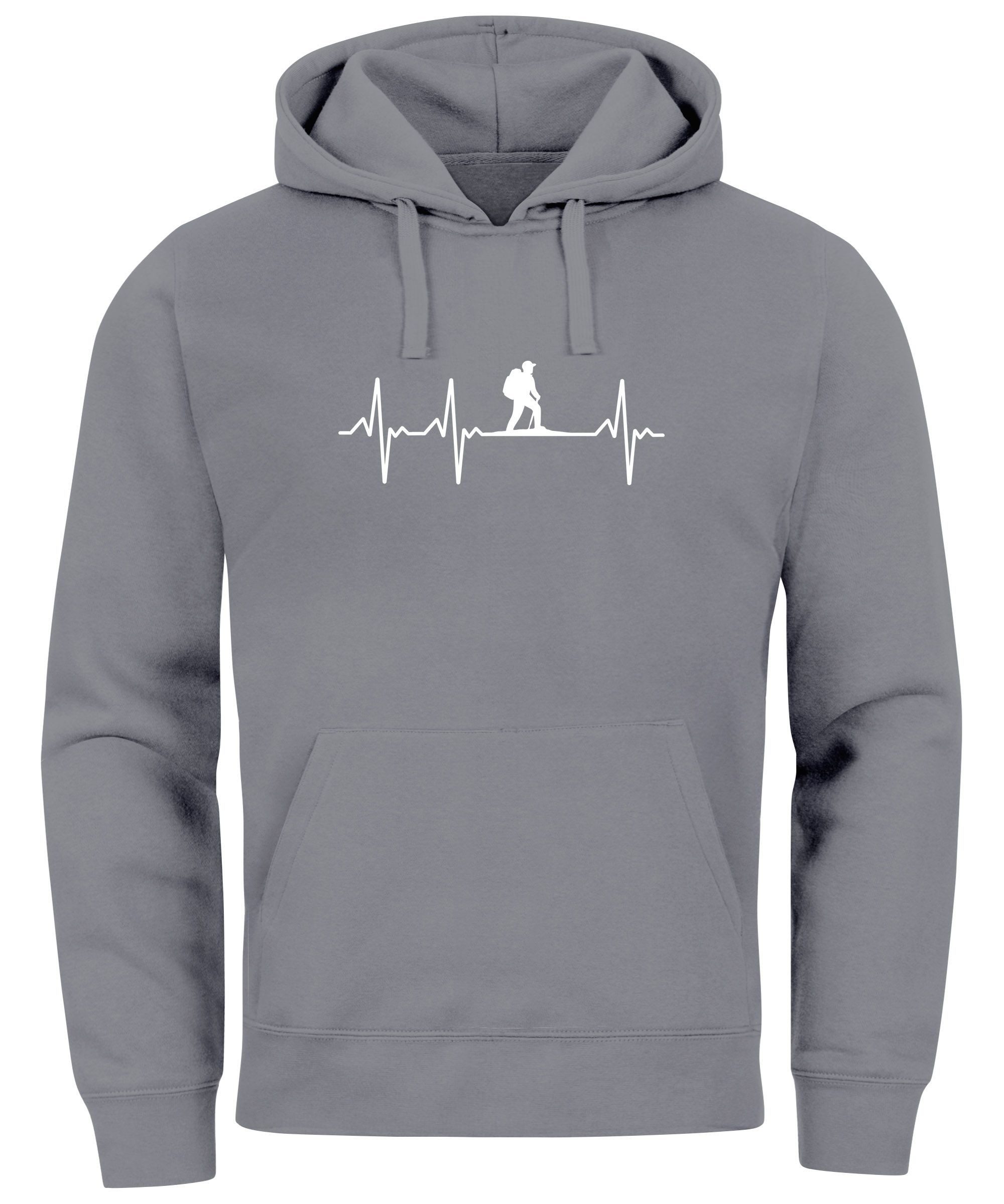 Neverless Hoodie Hoodie Herren Print Wanderer günstig online kaufen