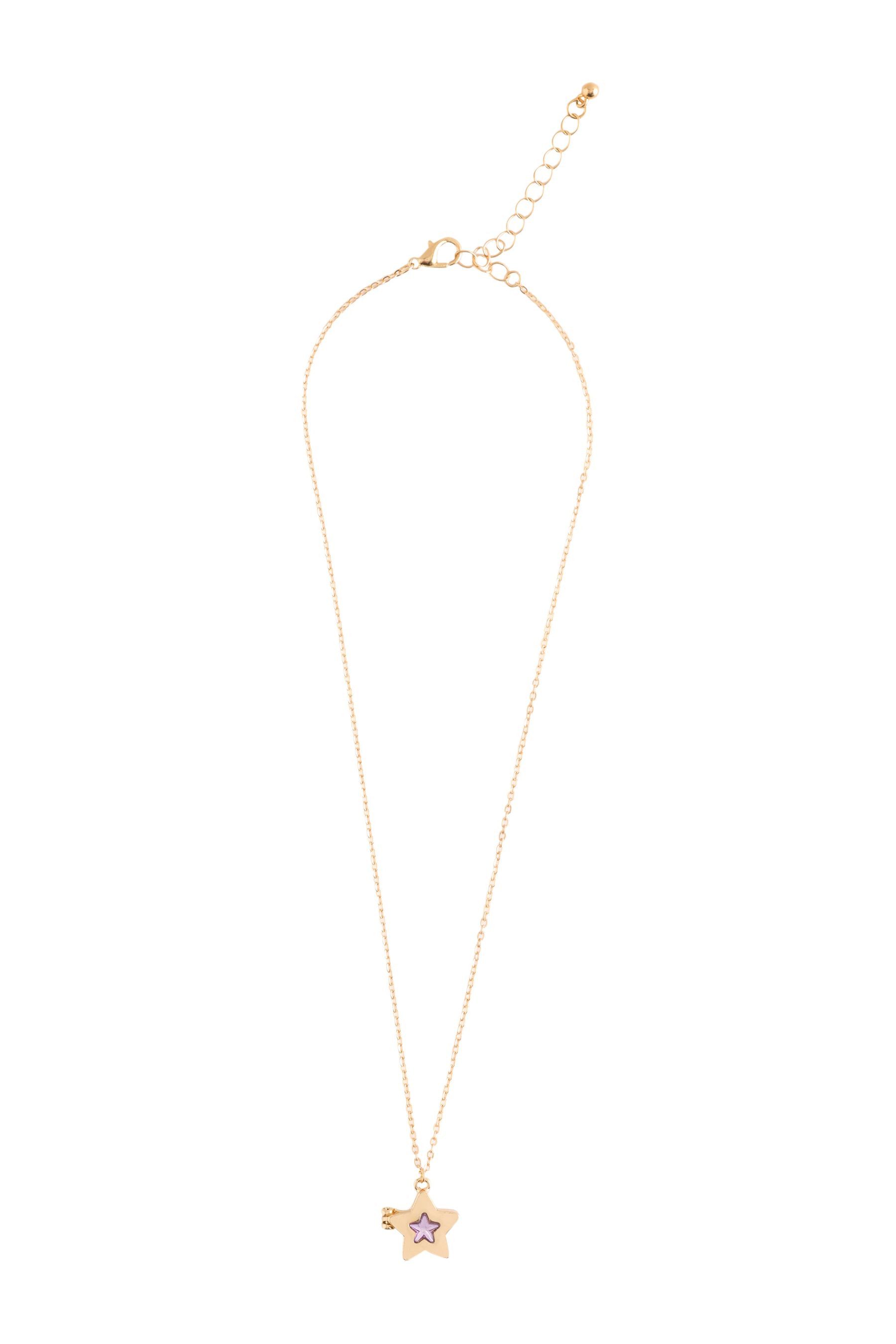 Next Kette mit Anhänger Halskette mit Medaillon und Geburtsstein (1-tlg) günstig online kaufen