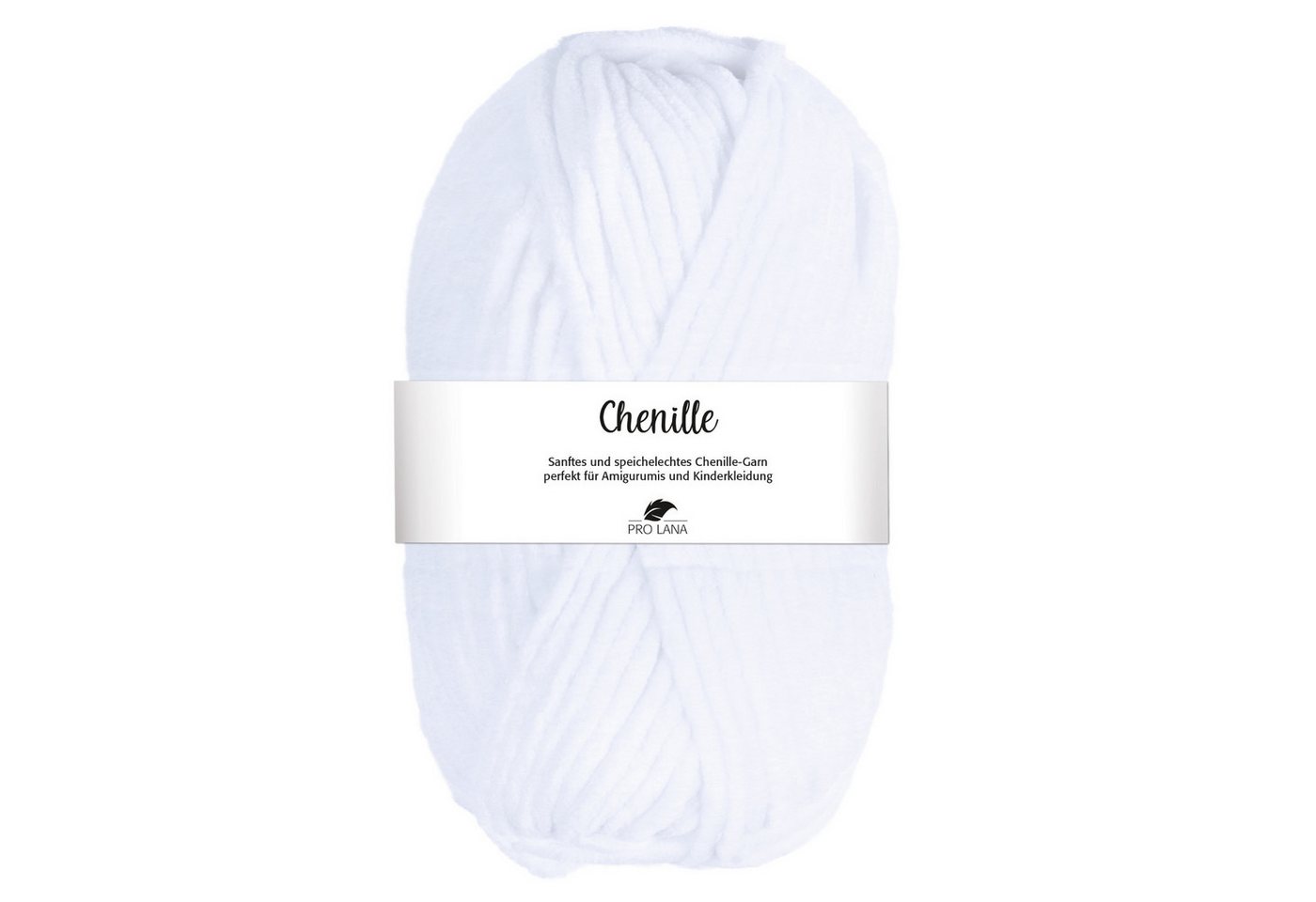 Pro Lana CHENILLE Garn Häkelwolle, 110 m (samtig weiche und stabile Chenille Wolle), 100 g