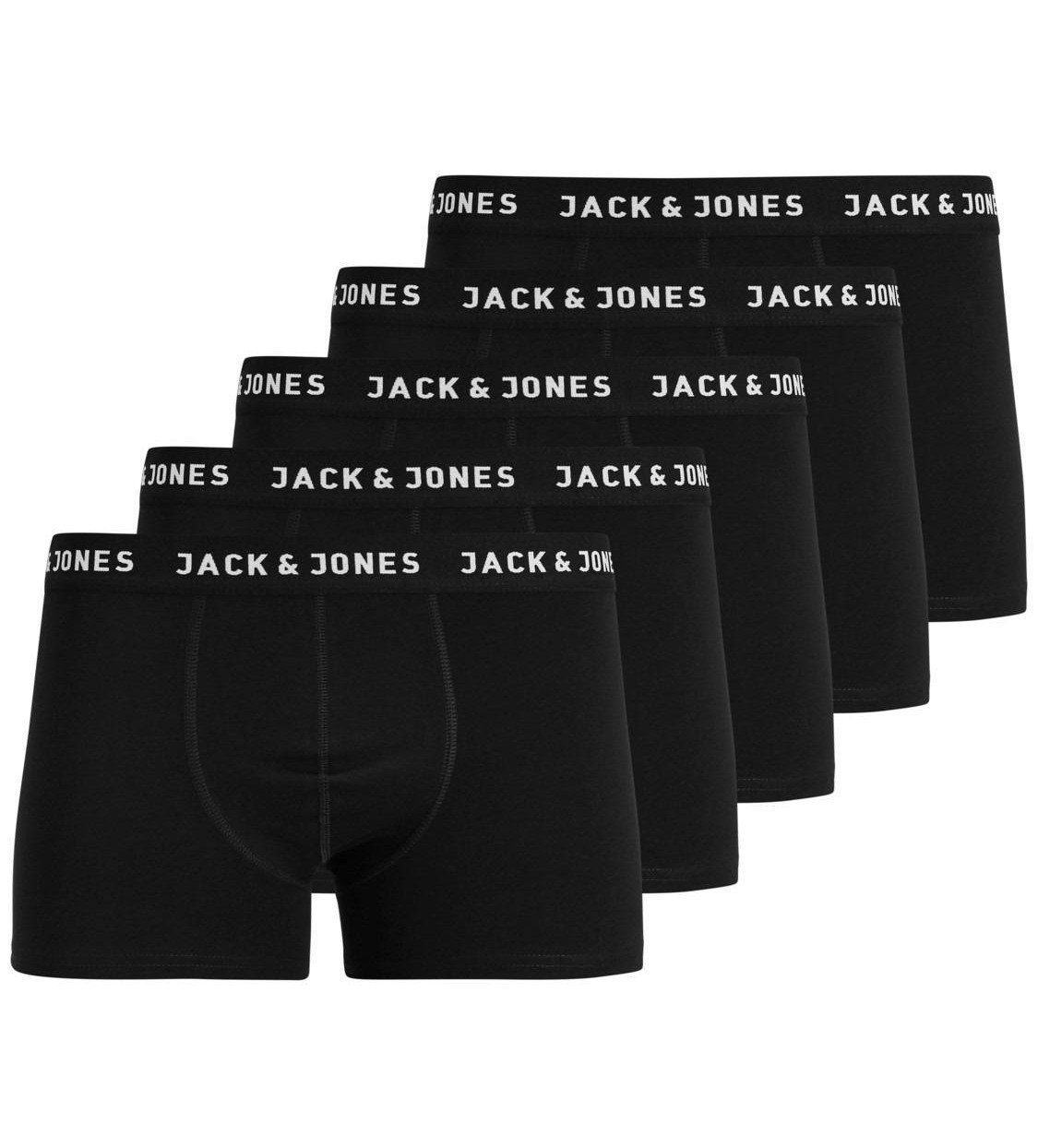 Jack & Jones Junior Slip JACHUEY TRUNKS 5 PACK JNR