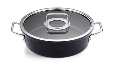 Fissler Topf-Set Adamant®, Aluminium (Set, 2-tlg., Bratentopf mit Deckel Ø 24 cm, Stielkasserolle Ø 18cm), Made in Germany