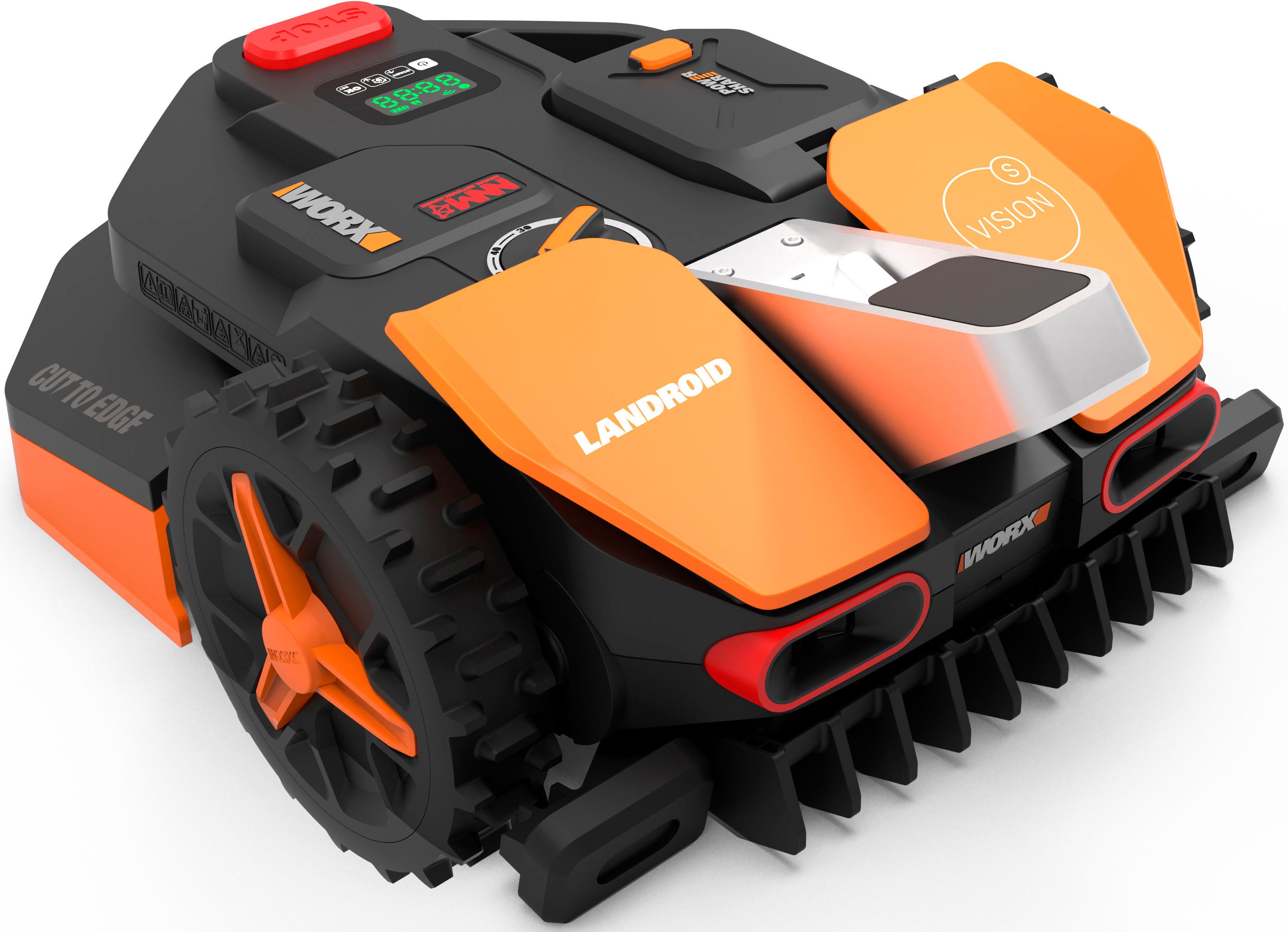 Worx Rasenmähroboter Vision AI S250, bis 250 m² Rasenfläche, inkl. Akku und Ladestation