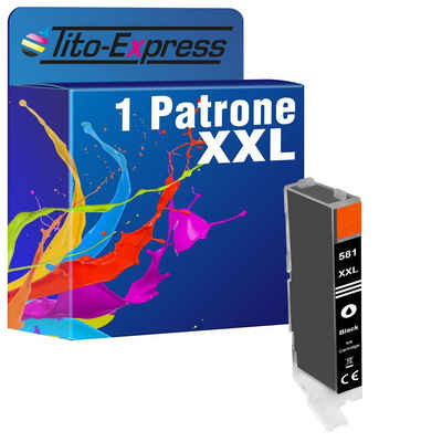 Tito-Express ersetzt Canon CLI-581 CLI581 PGI-580 XXL Photoblack Tintenpatrone (für Pixma TR8550 TS6350 TR8550 TS705 TS6150 TS6250 TR8500 TS8350)