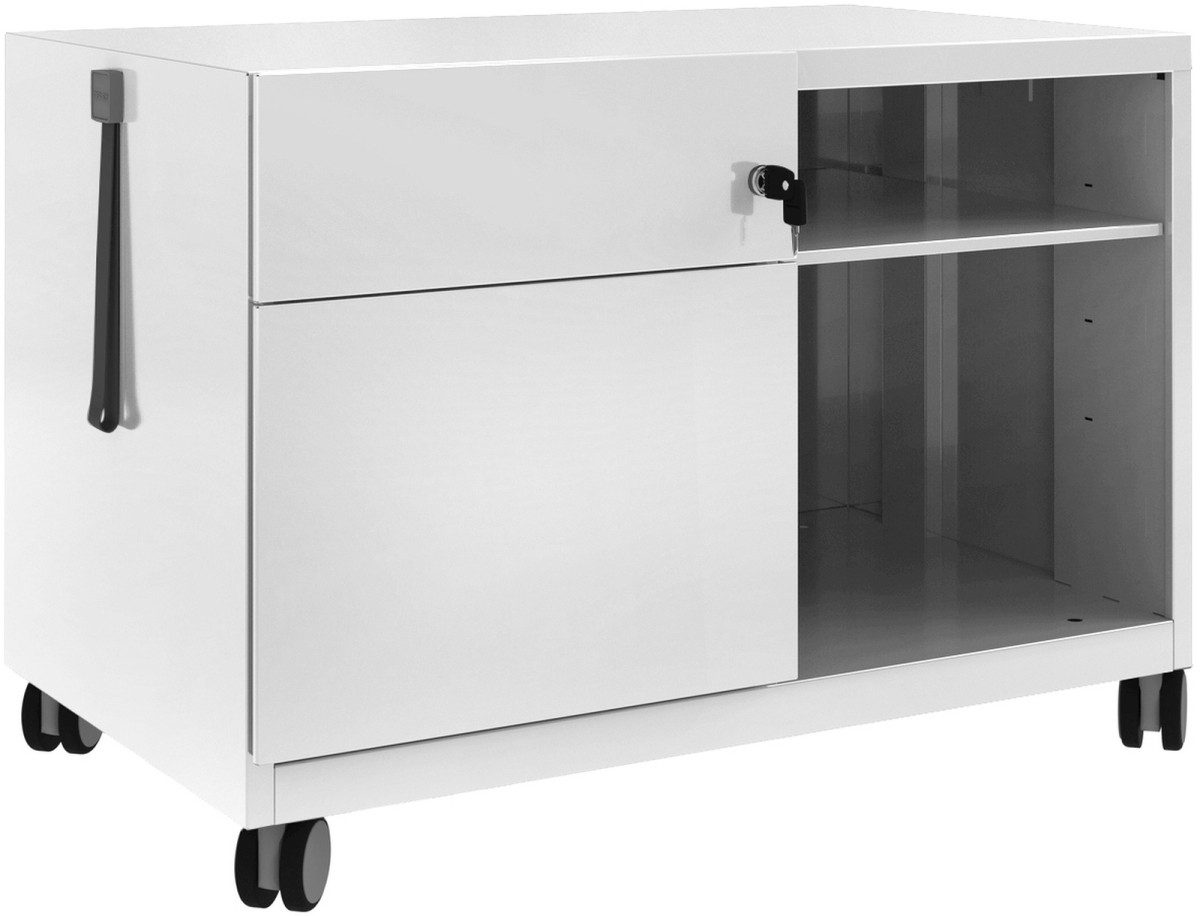 Bisley Container Rollschrank Note Caddy Schubladen links Rollschrank Note HxBxT 563x80