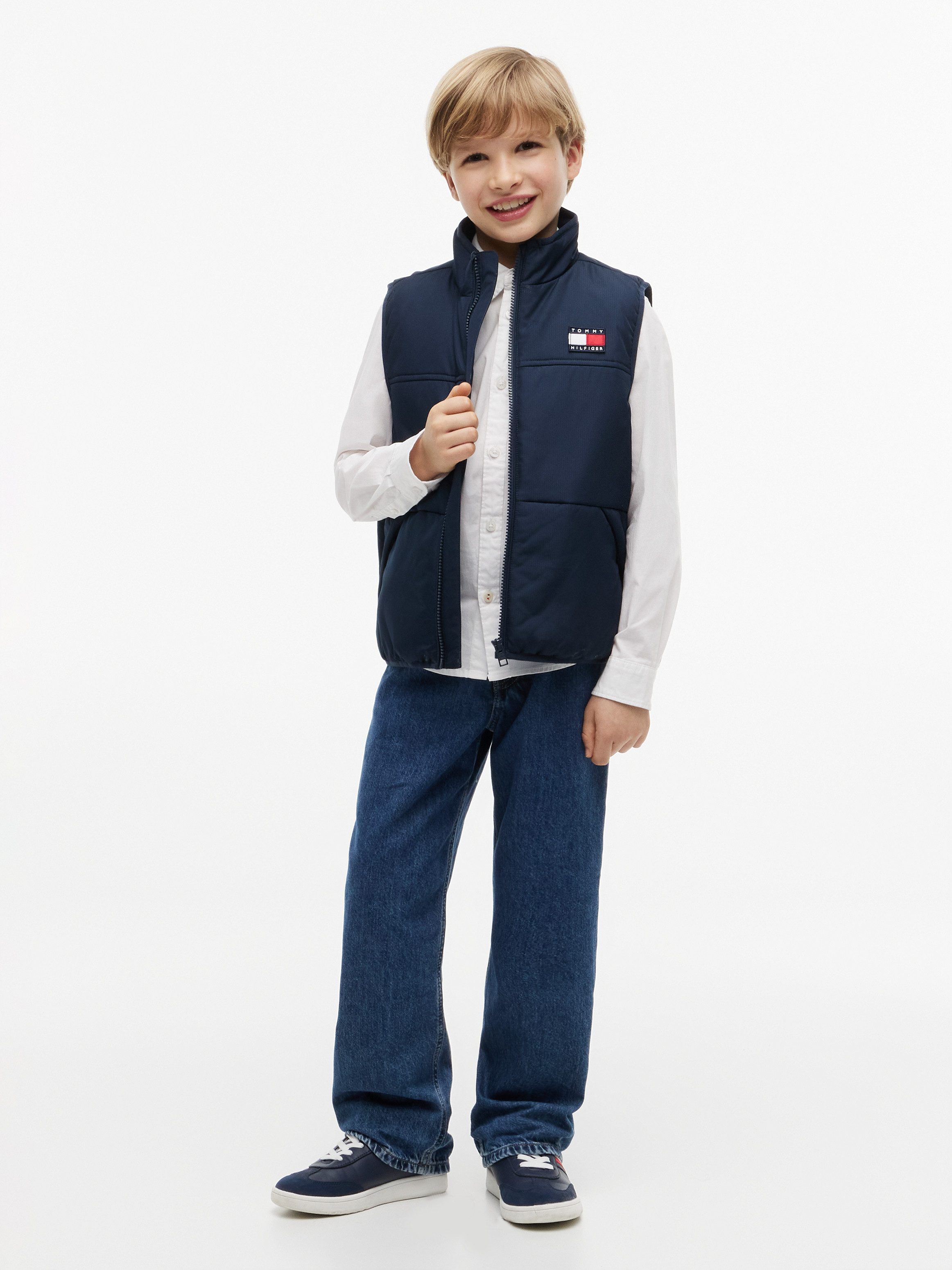 Tommy Hilfiger Steppweste Kinder bis 16 Jahre, Druck – Bild 5 von 5