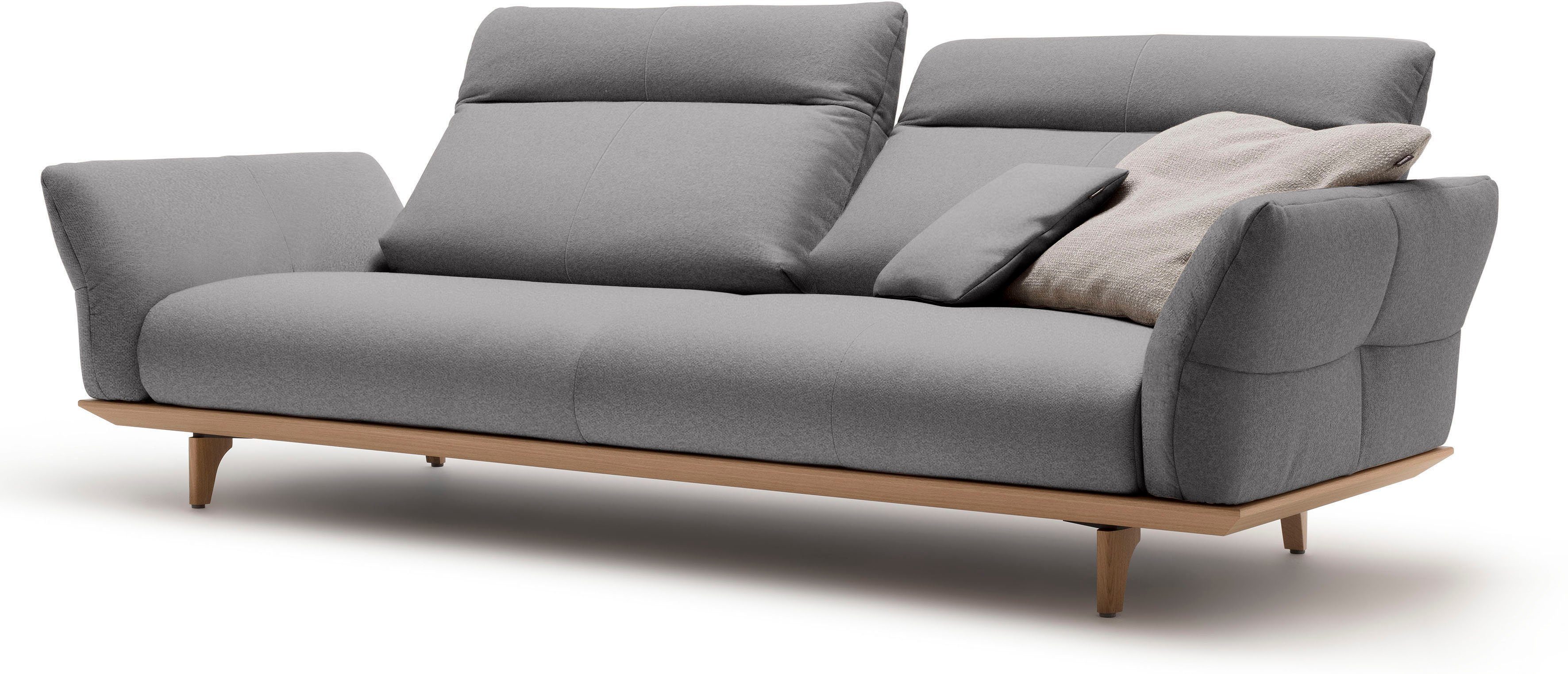 hülsta sofa 3,5-Sitzer Sockel Füße 228 Eiche cm natur, Breite in hs.460, Eiche