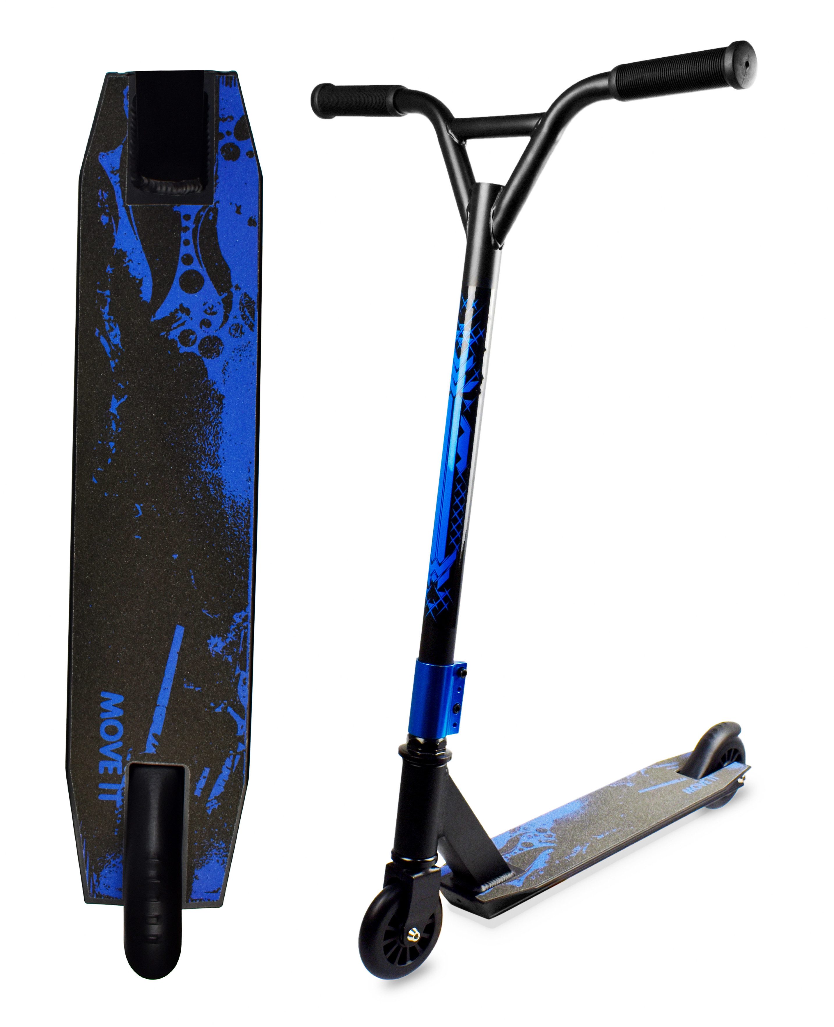 MOVE IT Stuntscooter Stunt Scooter, Tretroller, Kinderroller, Cityroller, Stuntscooter, Kindergeschenk, Hochwertige Verarbeitung, Trick Roller