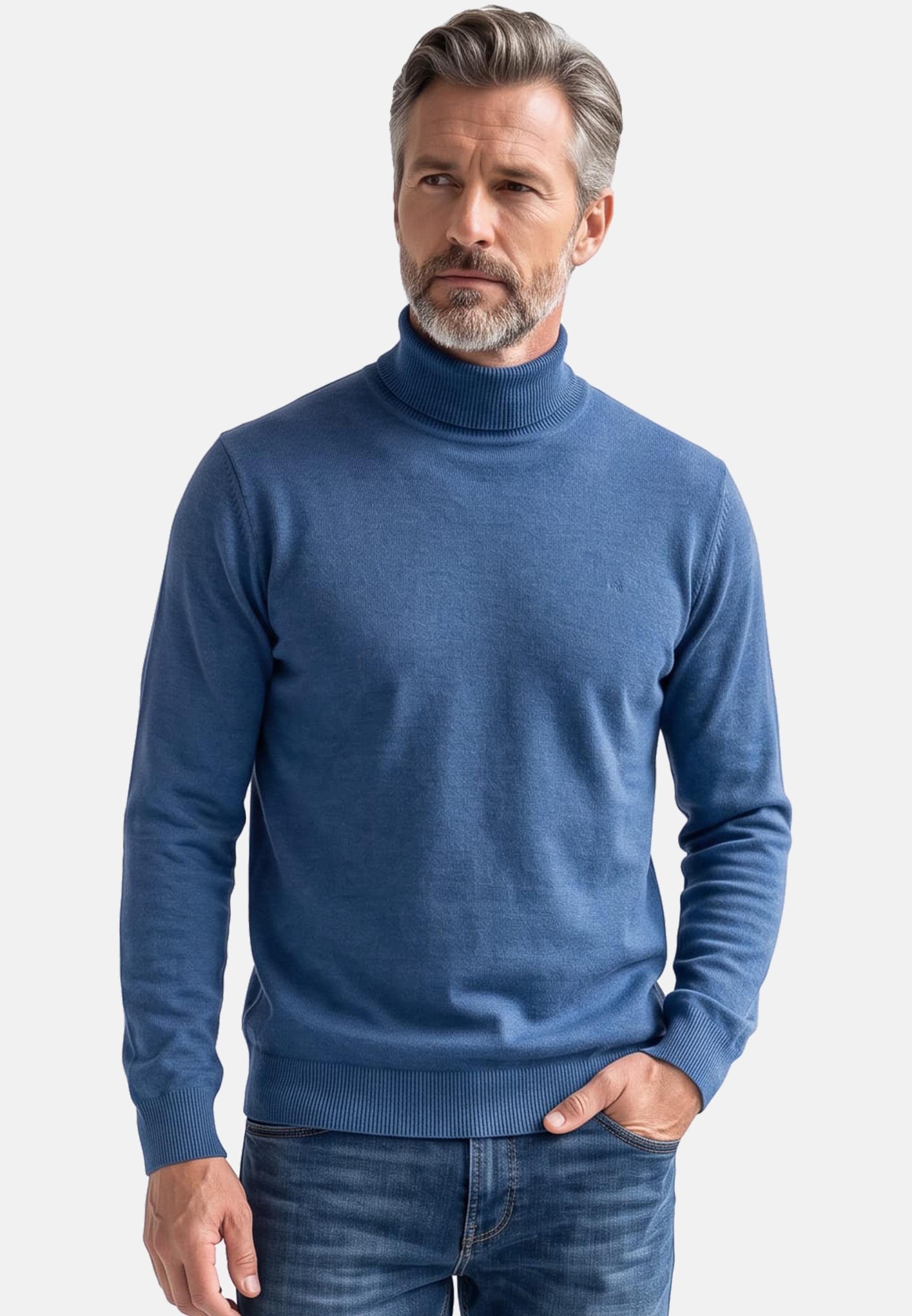 Redmond Rollkragenshirt Basic (1-tlg) Rollkragenshirt - Baumwolle - Atmungsaktiv - Natürliches Material