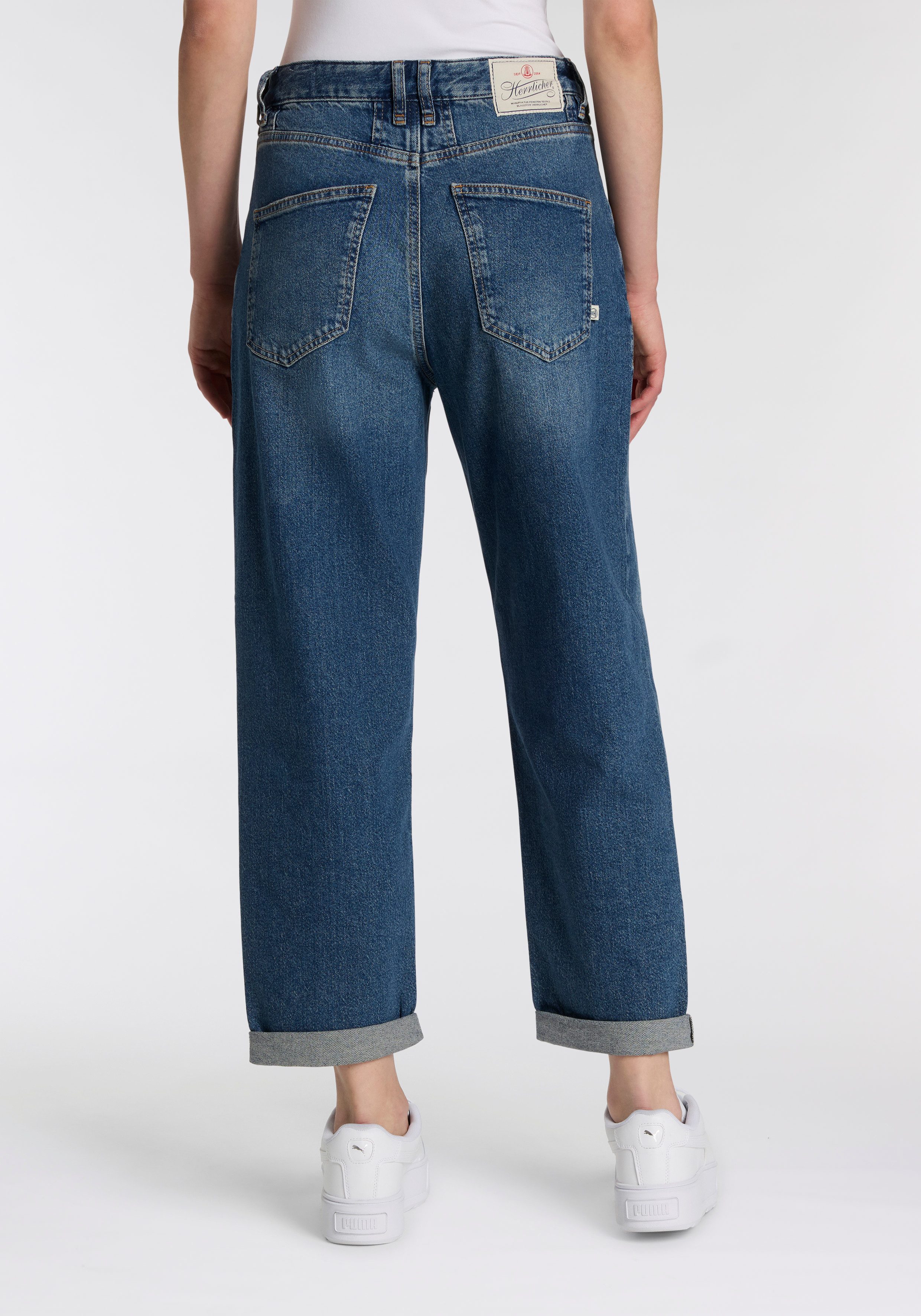 Herrlicher 5-Pocket-Jeans Brooke Denim Cropped Länge günstig online kaufen